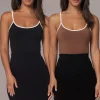 JLUXLABEL Black/Pecan Tash Reversible Cami Top