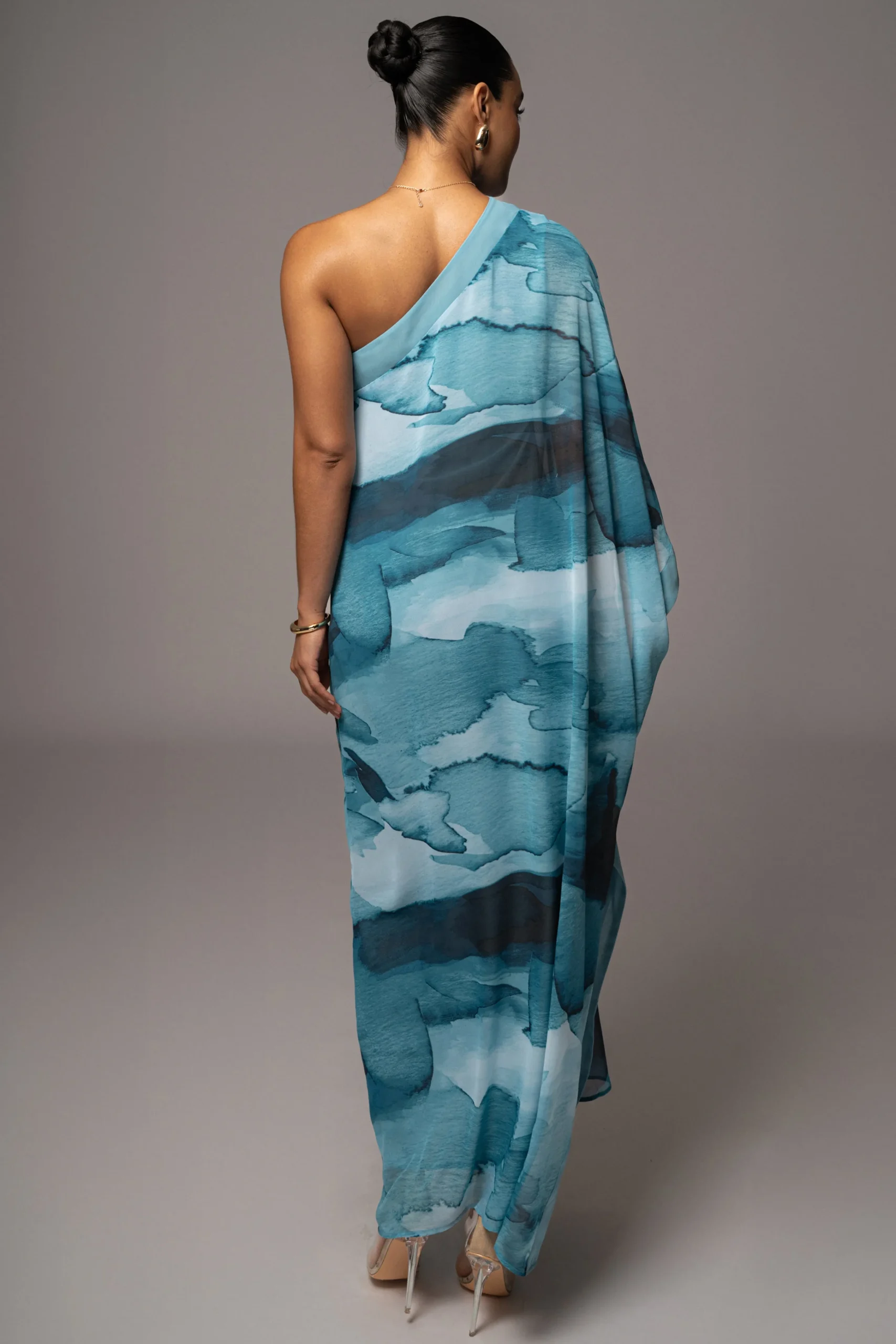 blue_abstract_mariel_one__7.webp JLUXLABEL Blue Abstract Mariel One Shoulder Maxi Dress
