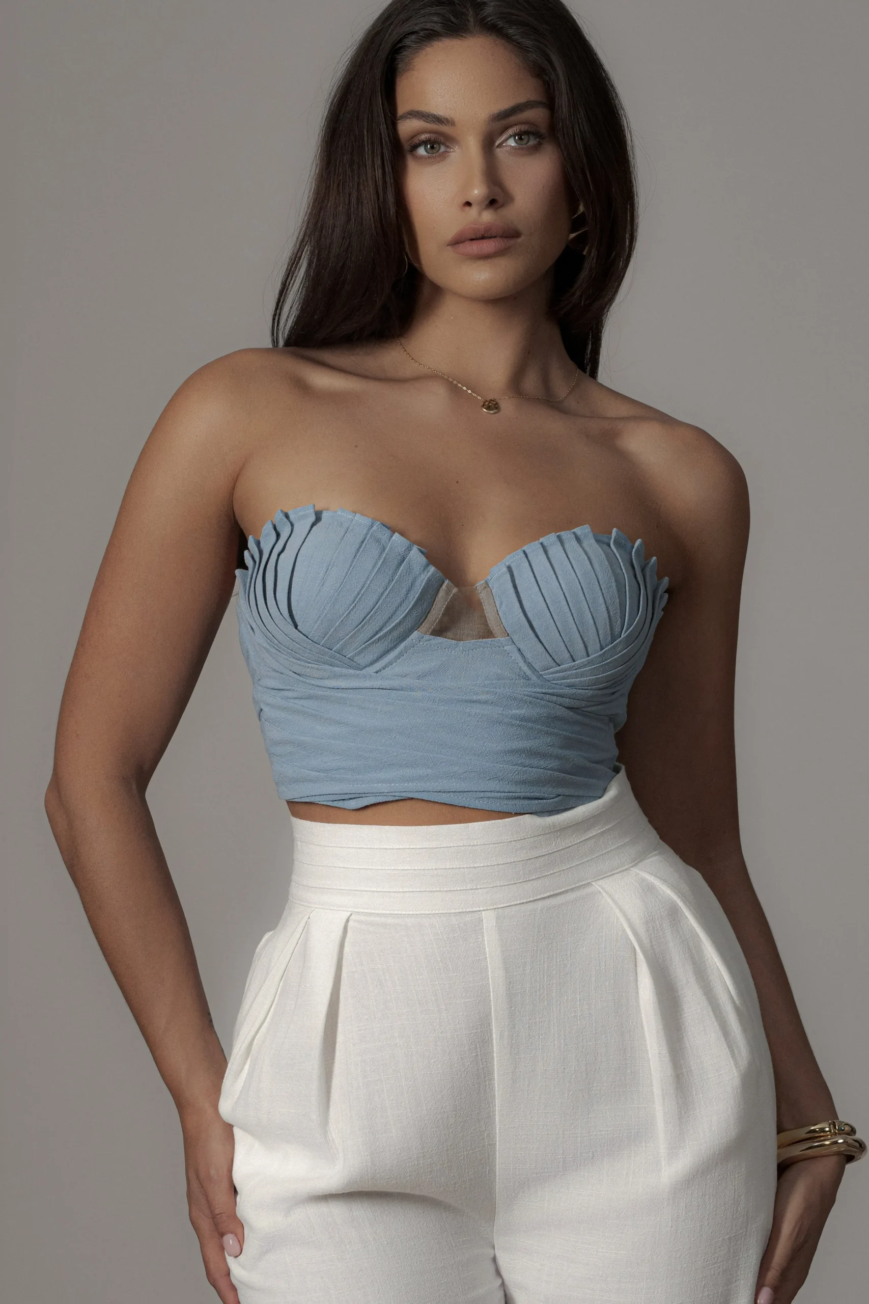 blue_arielle_bustier_top_12.webp JLUXLABEL Blue Arielle Bustier Top