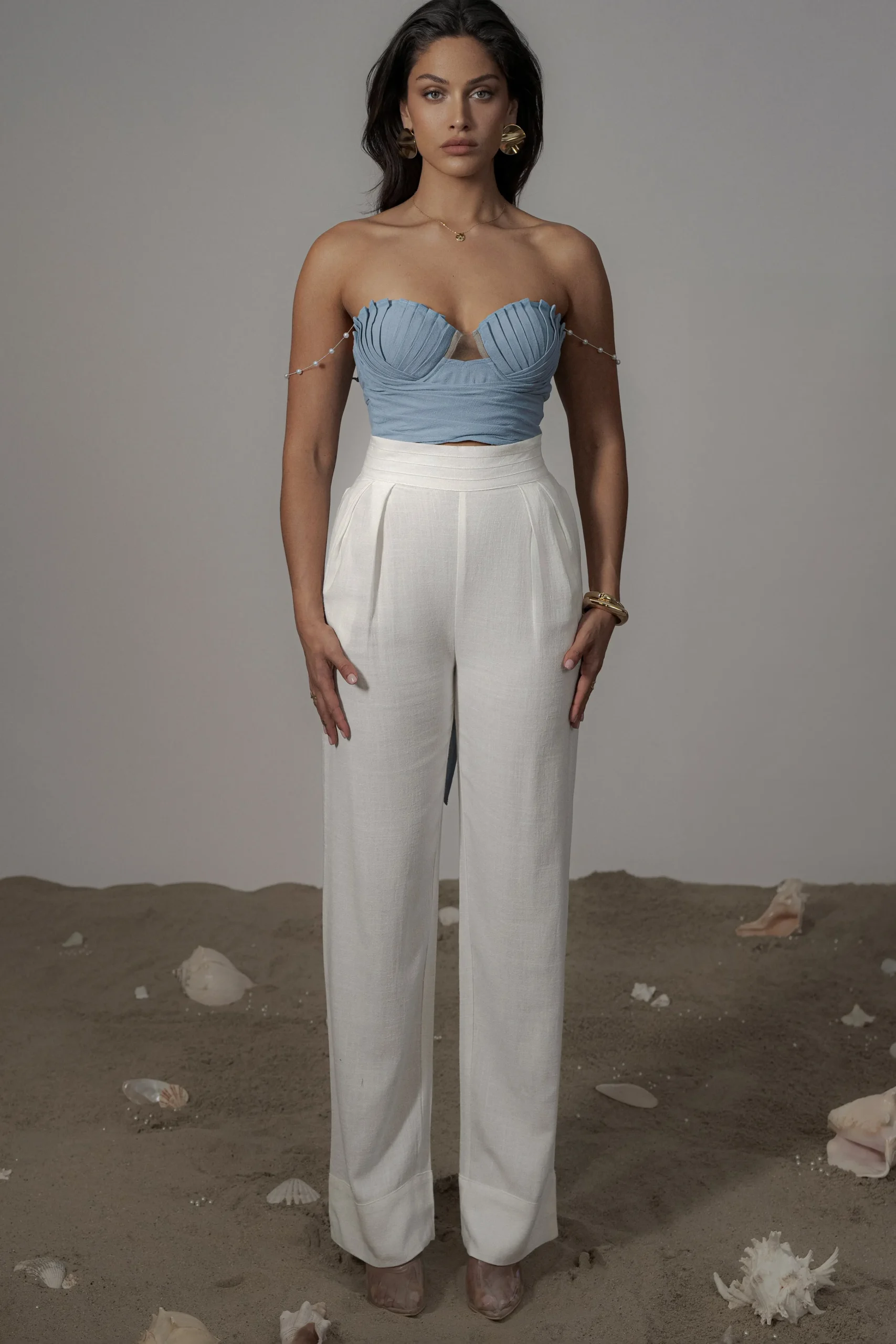 blue_arielle_bustier_top_5.webp JLUXLABEL Blue Arielle Bustier Top