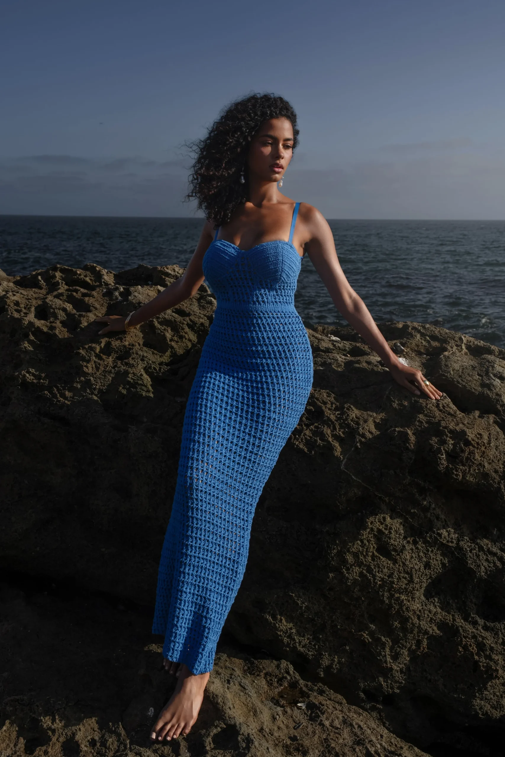 blue_deep_sea_crochet_max_0.webp JLUXLABEL Blue Deep Sea Crochet Maxi Dress