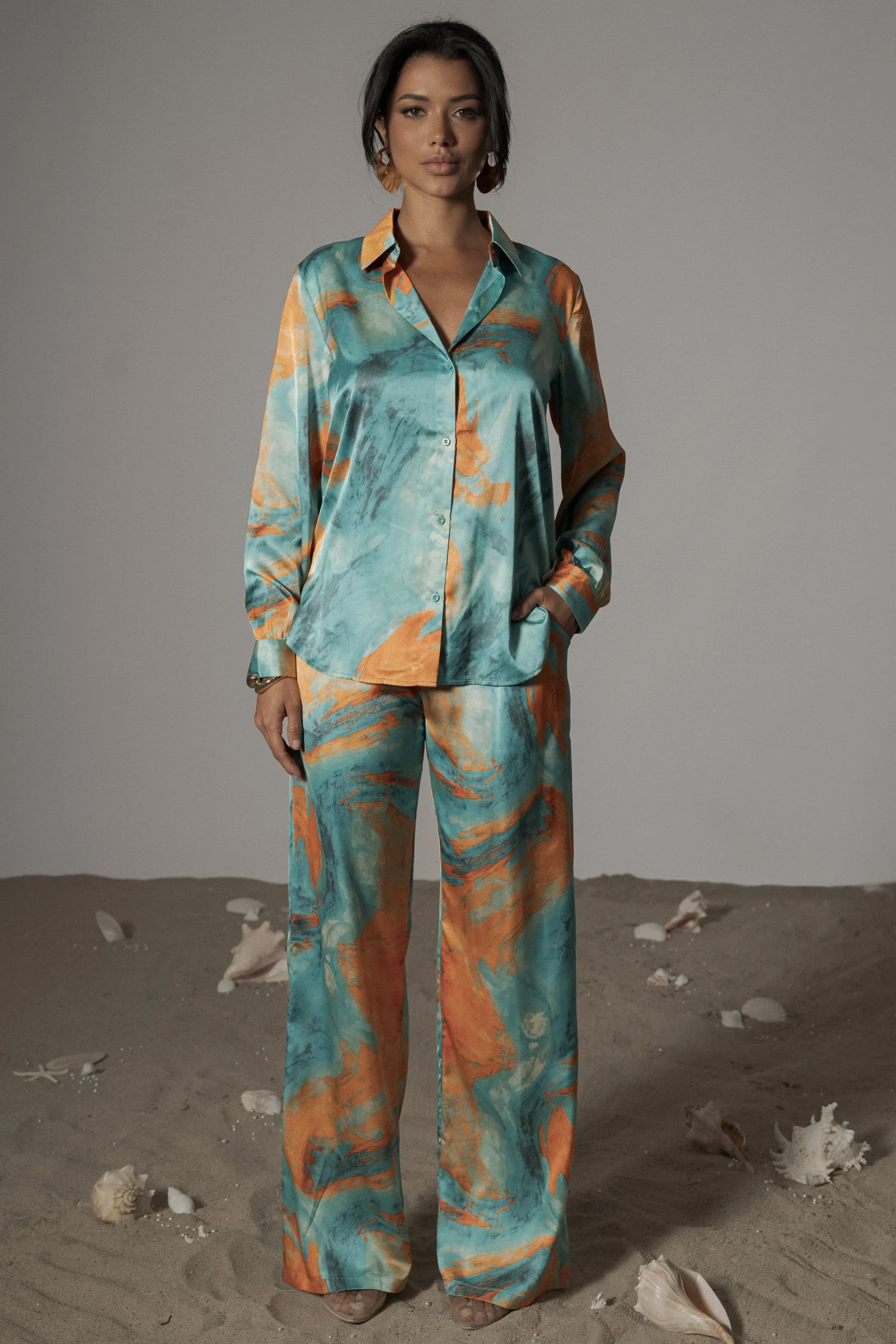blue_hidden_gems_satin_pa_0.webp JLUXLABEL Blue Hidden Gems Satin Pant Set