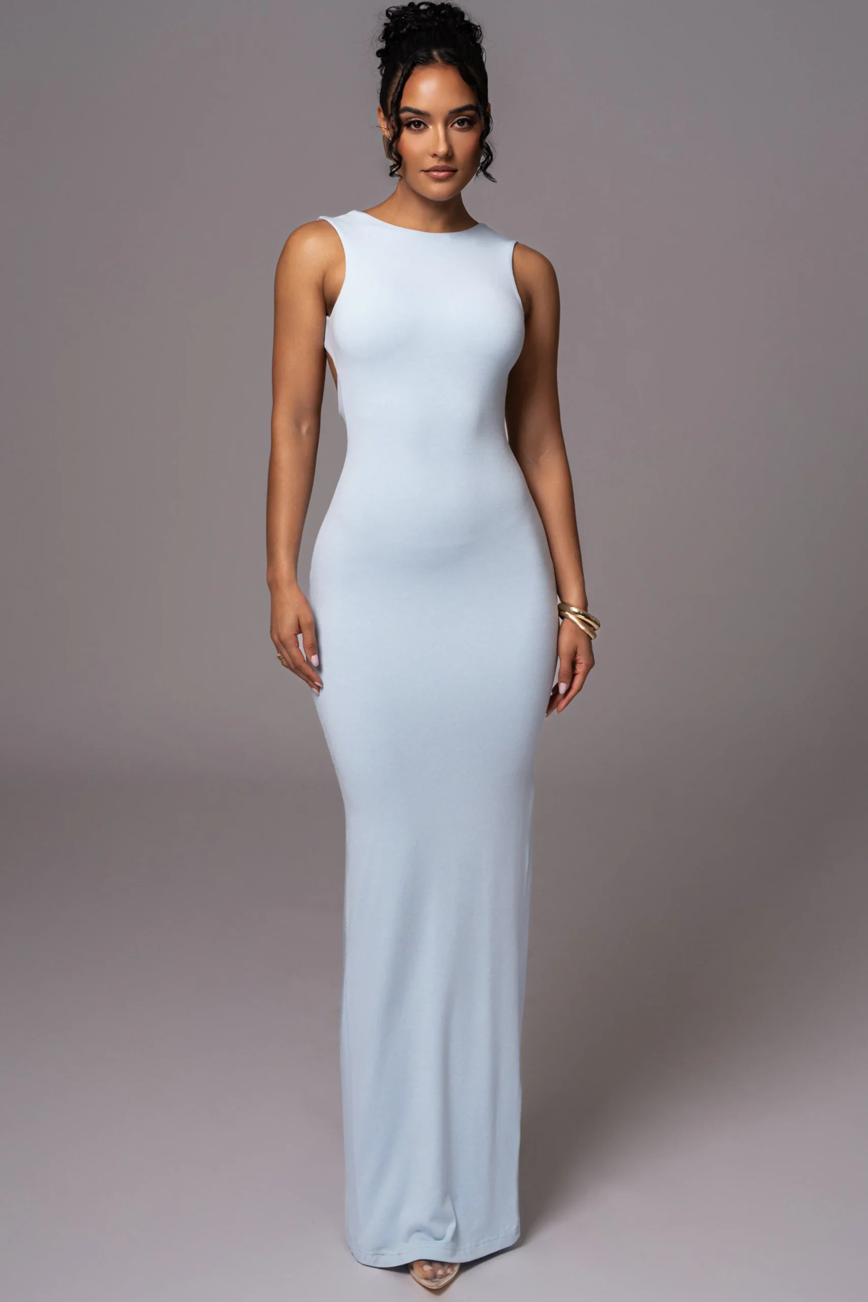 blue_jluxbasix_front_and__1.webp JLUXLABEL Blue JLUXBASIX FRONT AND CENTER MAXI DRESS