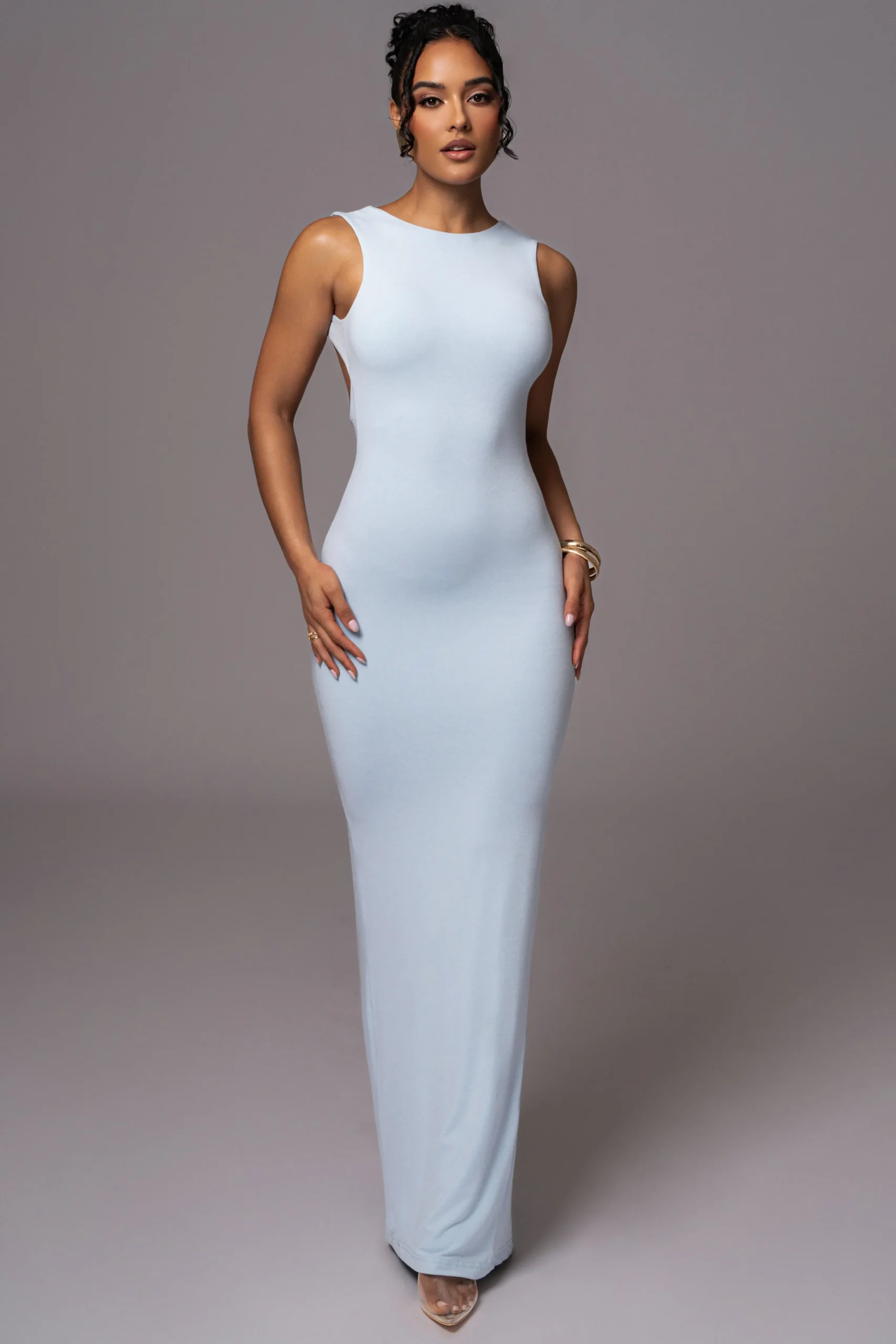 blue_jluxbasix_front_and__2.webp JLUXLABEL Blue JLUXBASIX FRONT AND CENTER MAXI DRESS