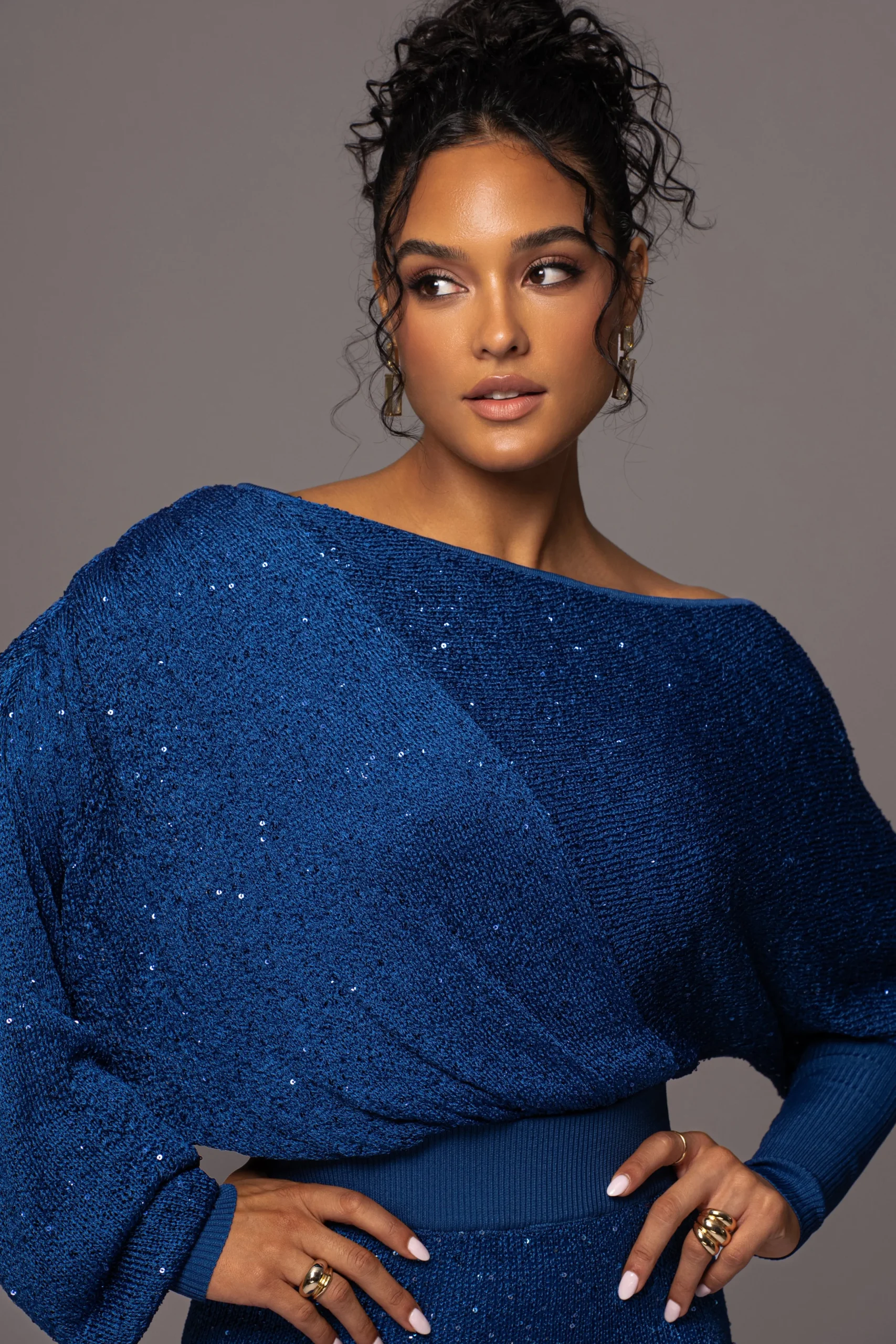 blue_night_sky_sequin_ski_4.webp JLUXLABEL Blue Night Sky Sequin Skirt Set