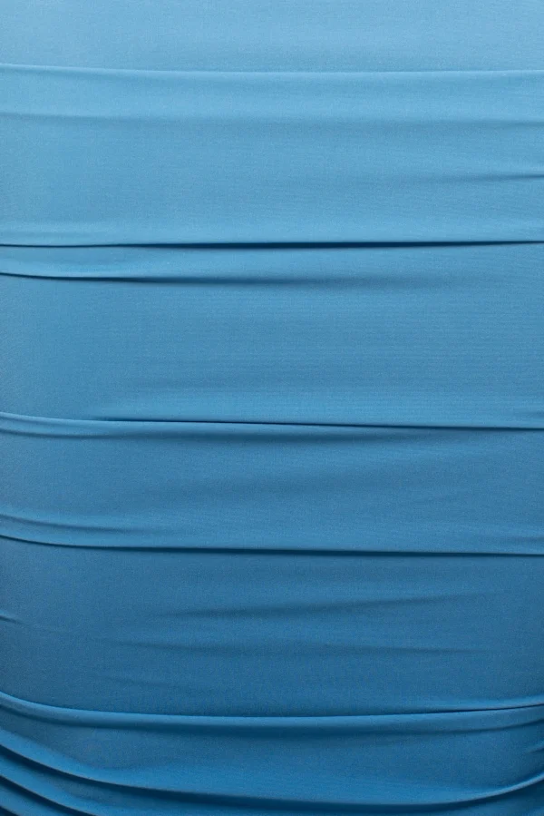 JLUXLABEL Blue Ombré Edge Of Romance Midi Dress