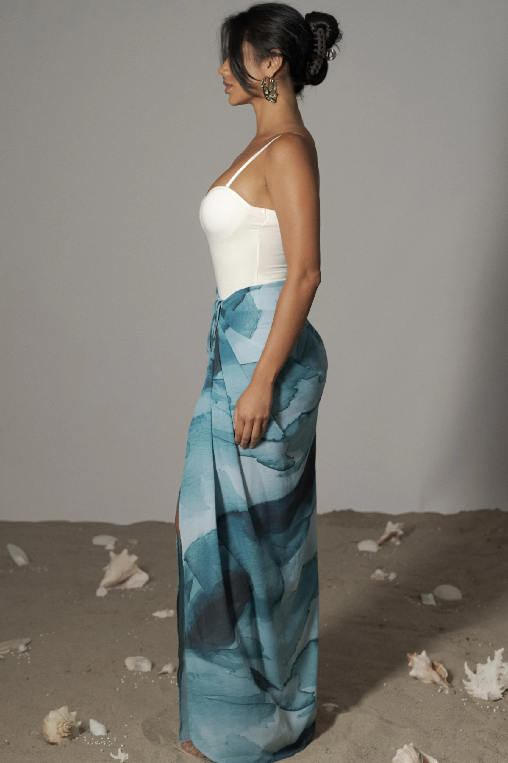 blue_print_noelia_printed_2.webp JLUXLABEL Blue Print Noelia Printed Skirt