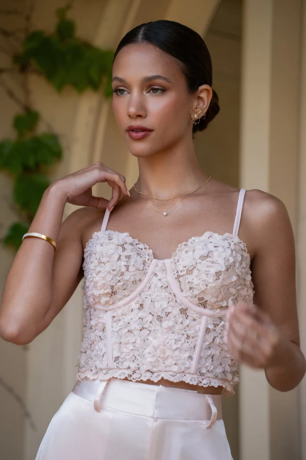JLUXLABEL Blush Yours Truly Lace Corset