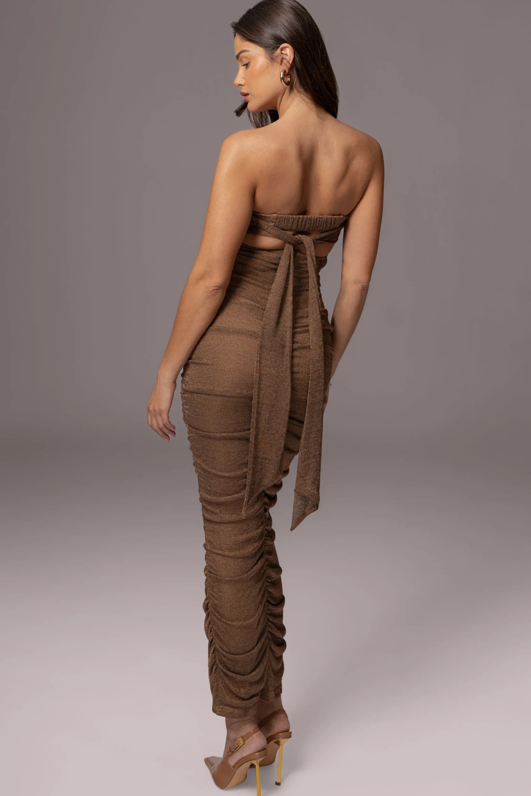 bronze_ruched_metallic_ma_21.webp JLUXLABEL Bronze Ruched Metallic Maxi Dress