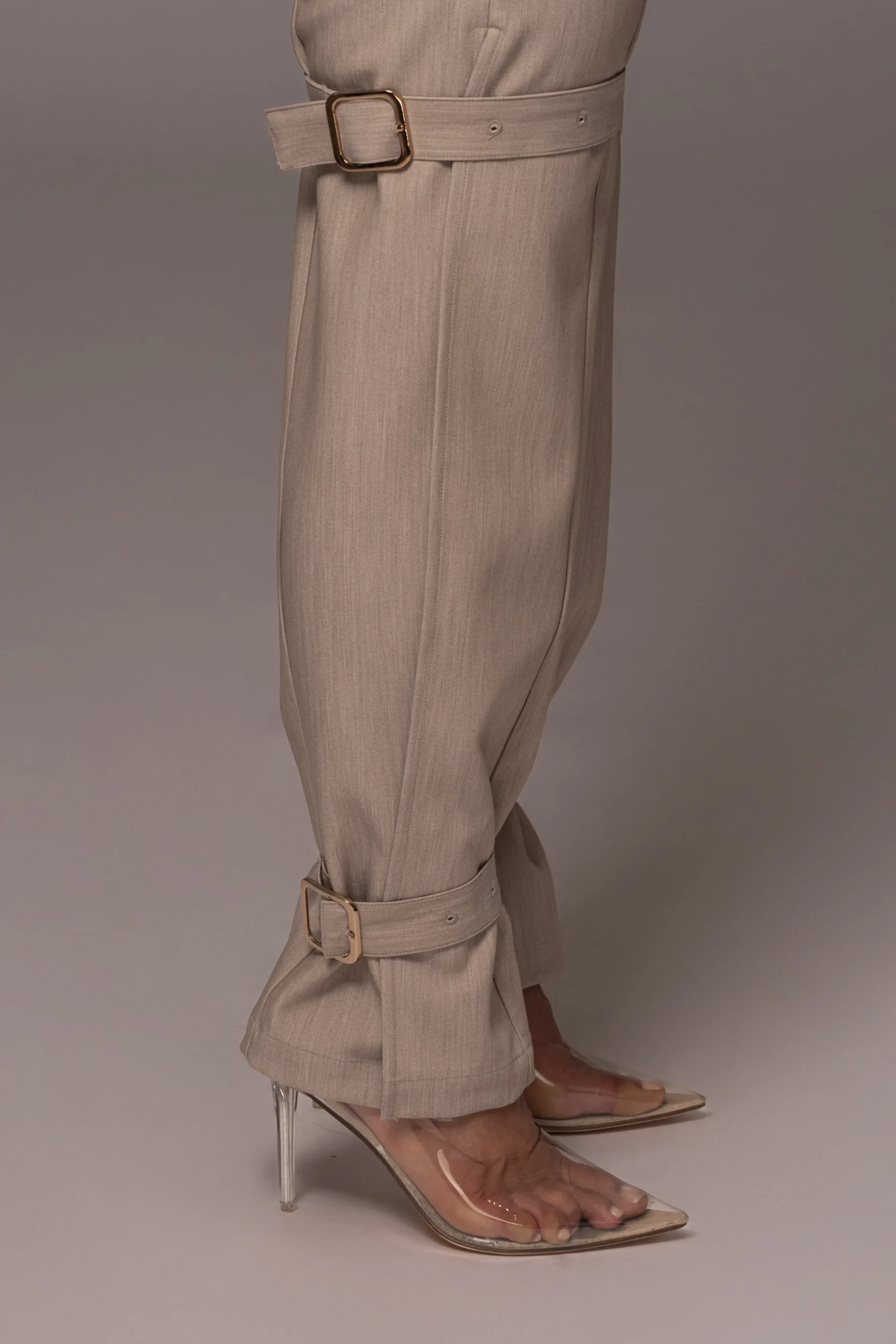 brown_refined_belted_leg__6.webp JLUXLABEL Brown Refined Belted Leg Pants