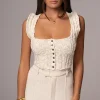 JLUXLABEL Buttercream Drift Knit Top