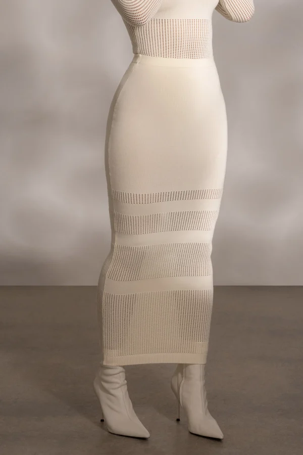 JLUXLABEL Buttercream Lina Knit Maxi Skirt