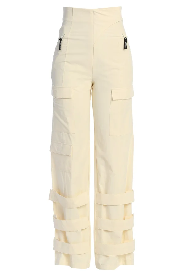 JLUXLABEL Buttercream Nyah Nylon Utility Pants