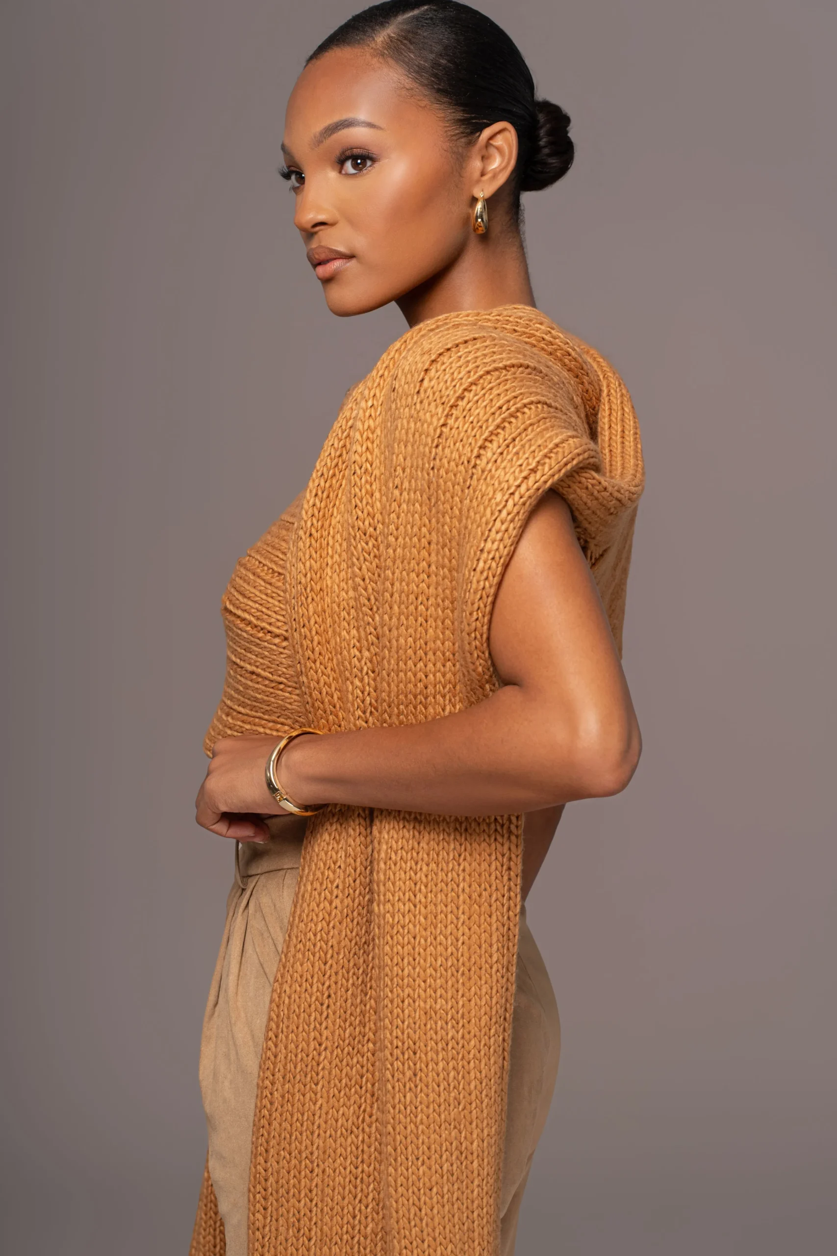 camel_soft_life_cable_kni_11.webp JLUXLABEL Camel Soft Life Cable Knit Sweater Top