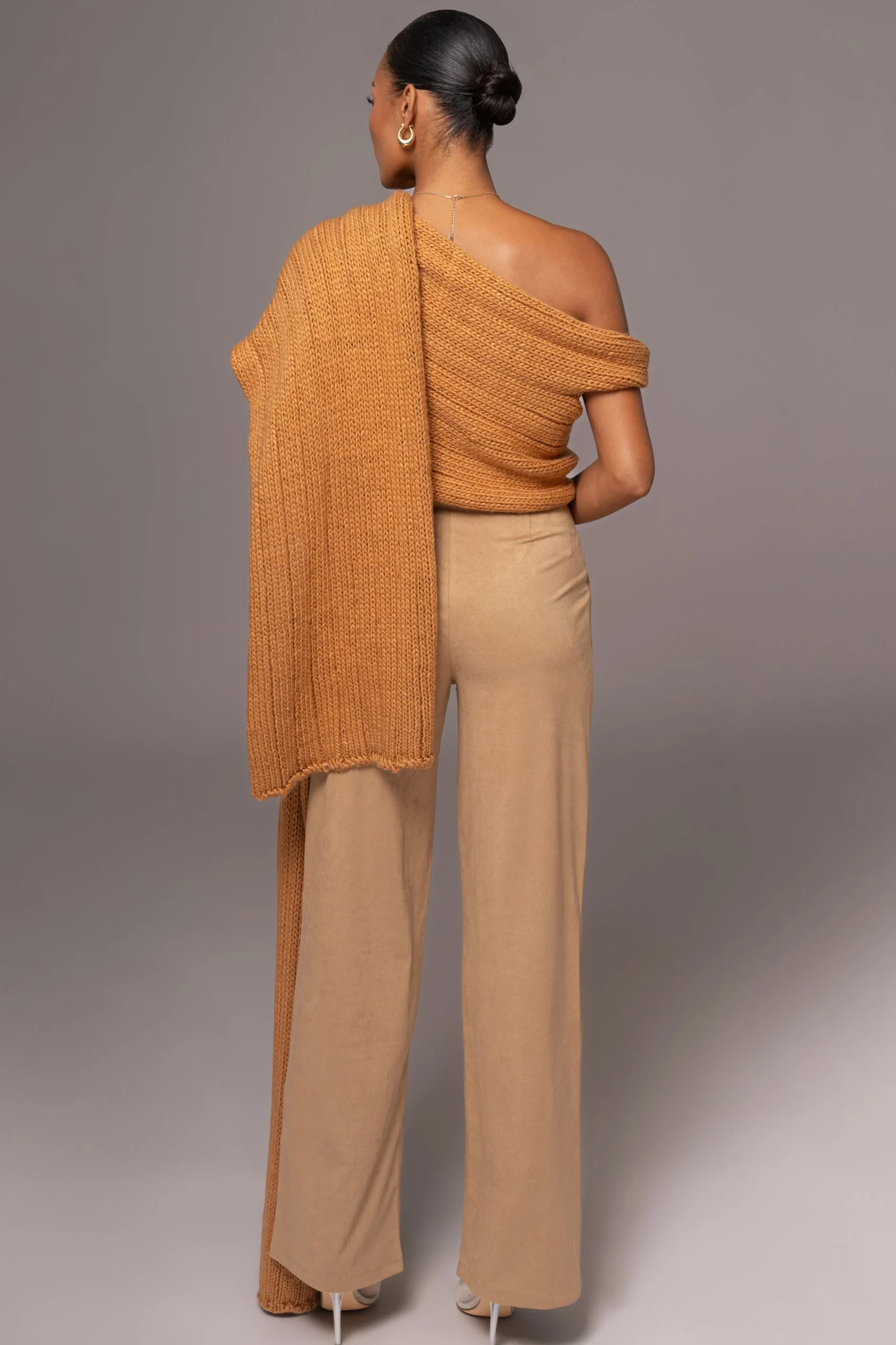 camel_soft_life_cable_kni_9.webp JLUXLABEL Camel Soft Life Cable Knit Sweater Top