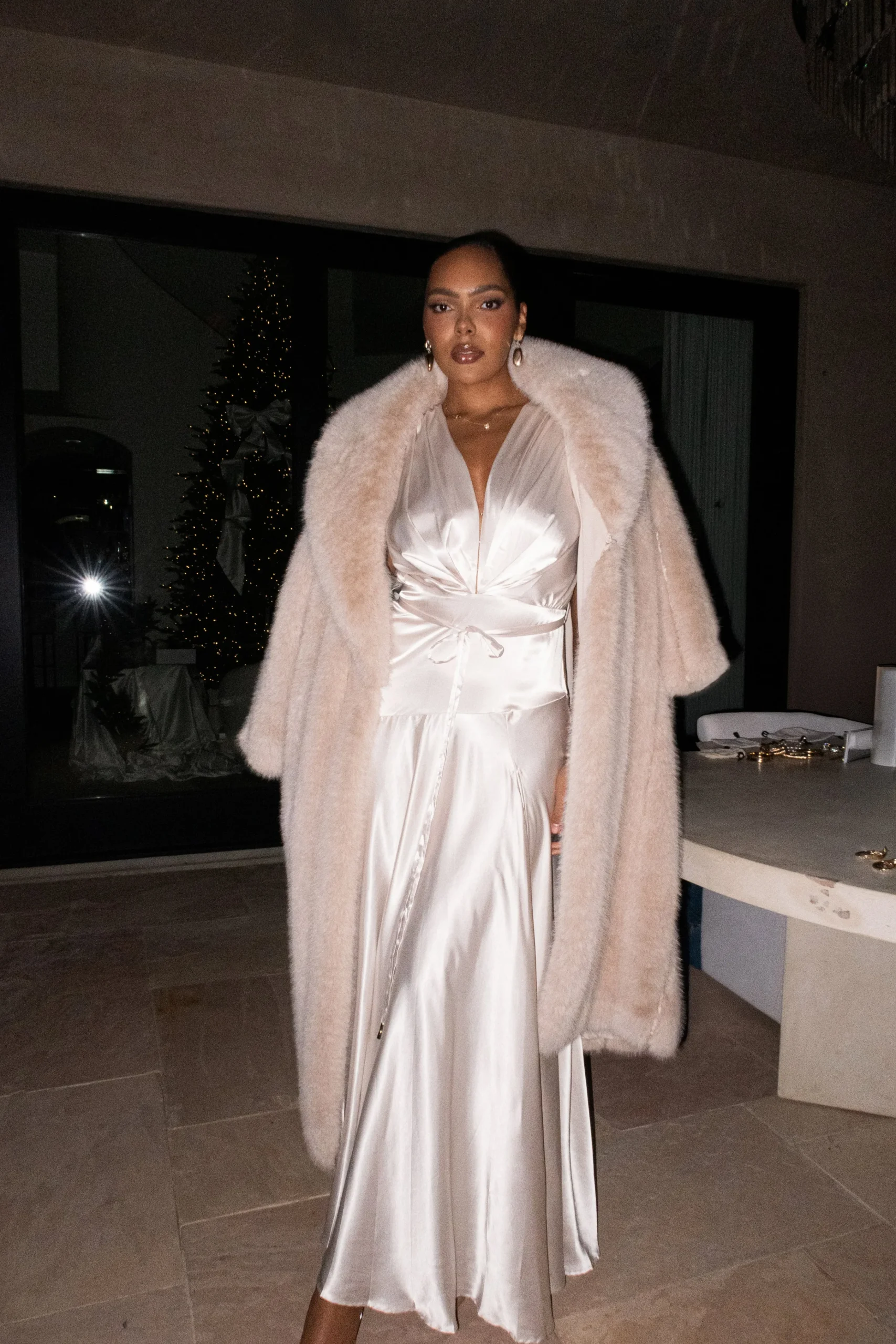 champagne_amalia_satin_ma_5.webp JLUXLABEL Champagne Amalia Satin Maxi Dress