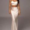 JLUXLABEL Champagne Isella 2-Piece Skirt Set