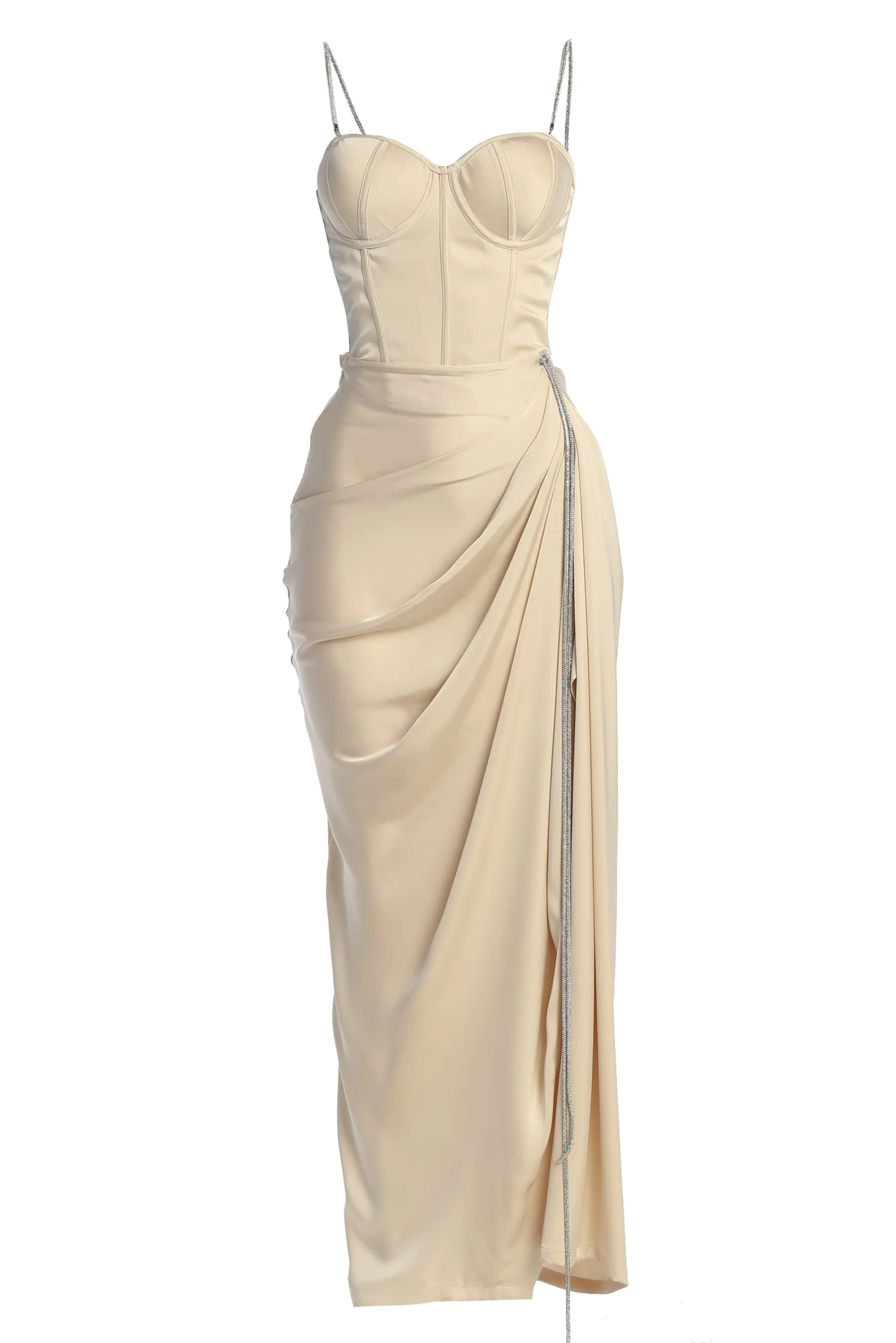 champagne_leo_matte_satin_1.webp JLUXLABEL Champagne Leo Matte Satin Bustier