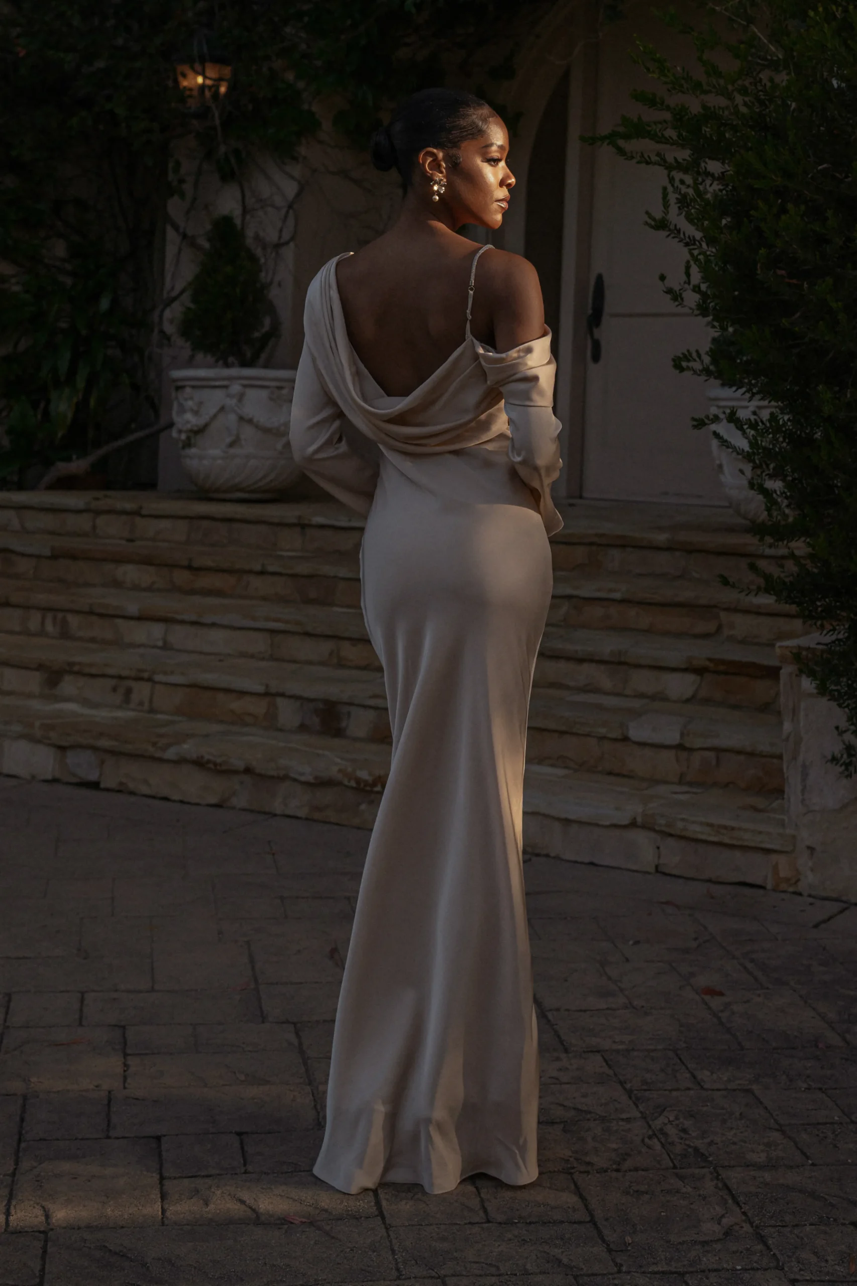 champagne_one_and_only_sa_1.webp JLUXLABEL Champagne One And Only Satin Dress