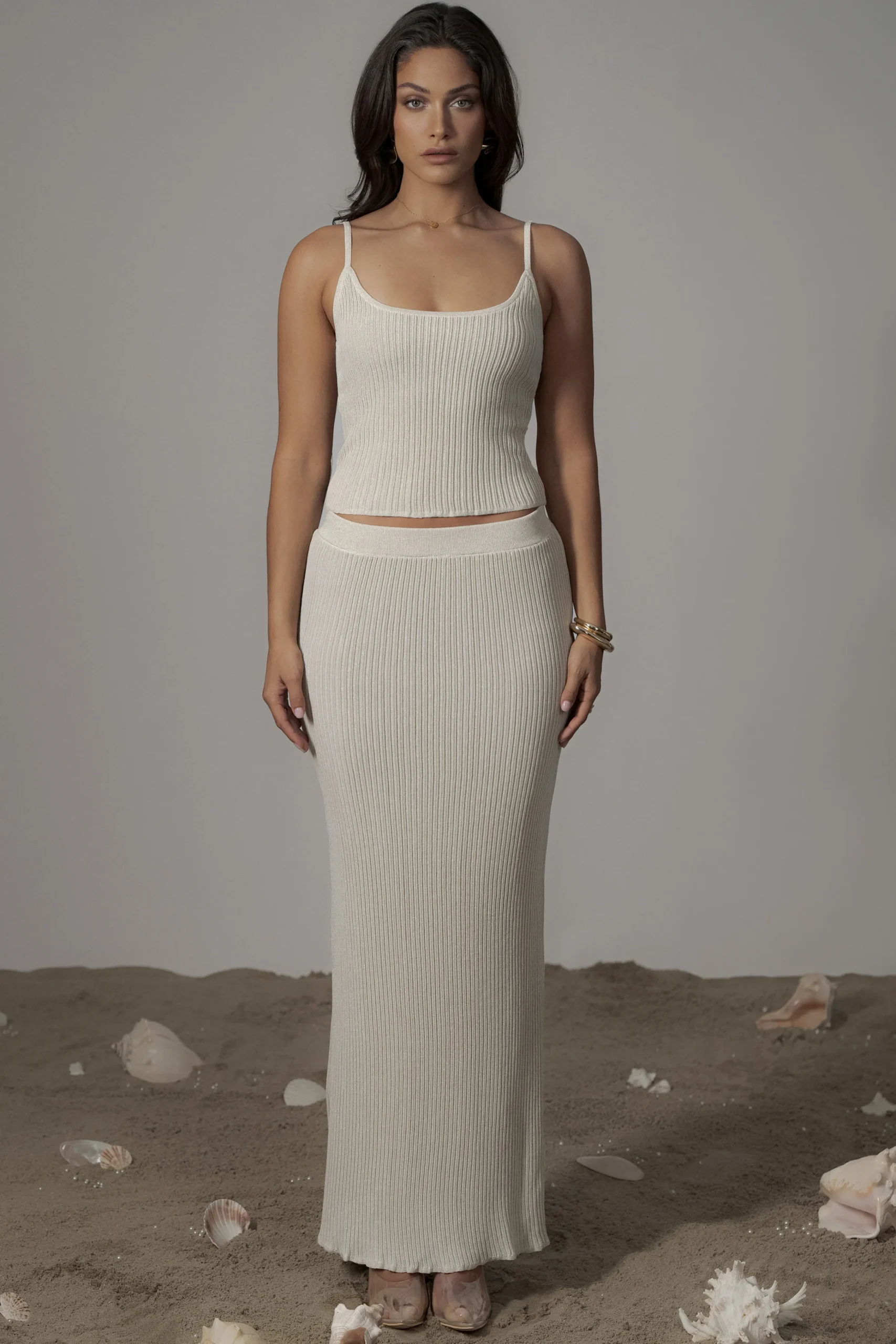 champagne_serena_ribbed_s_1.webp JLUXLABEL Champagne Serena Ribbed Skirt Set