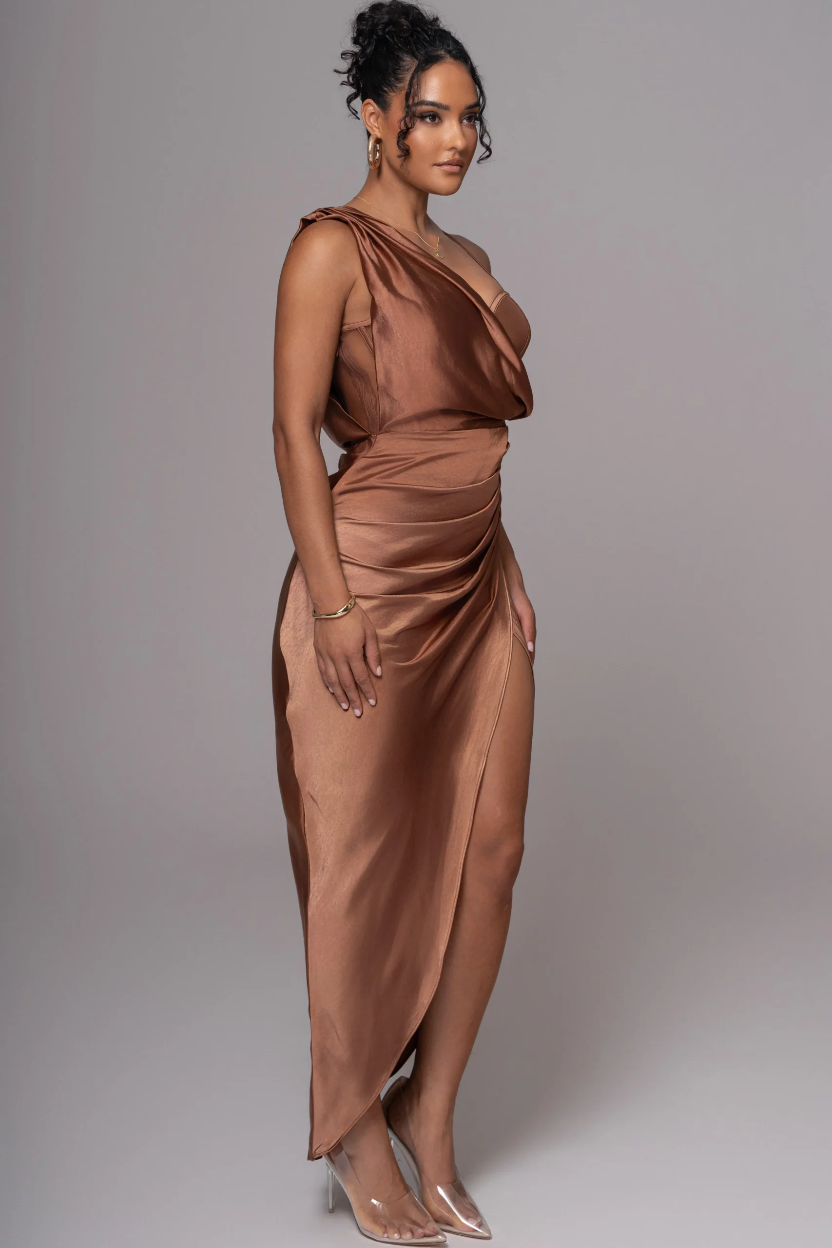 chocolate_anastacia_drape_17.webp JLUXLABEL Chocolate Anastacia Drape Maxi Dress