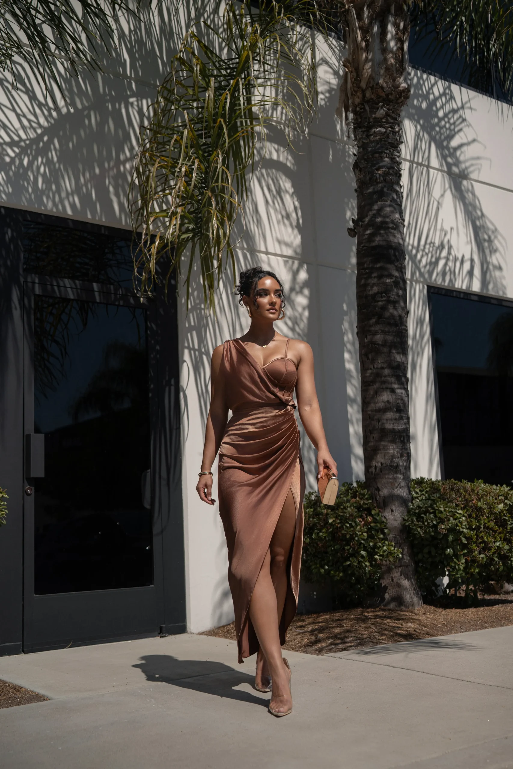 chocolate_anastacia_drape_4.webp JLUXLABEL Chocolate Anastacia Drape Maxi Dress