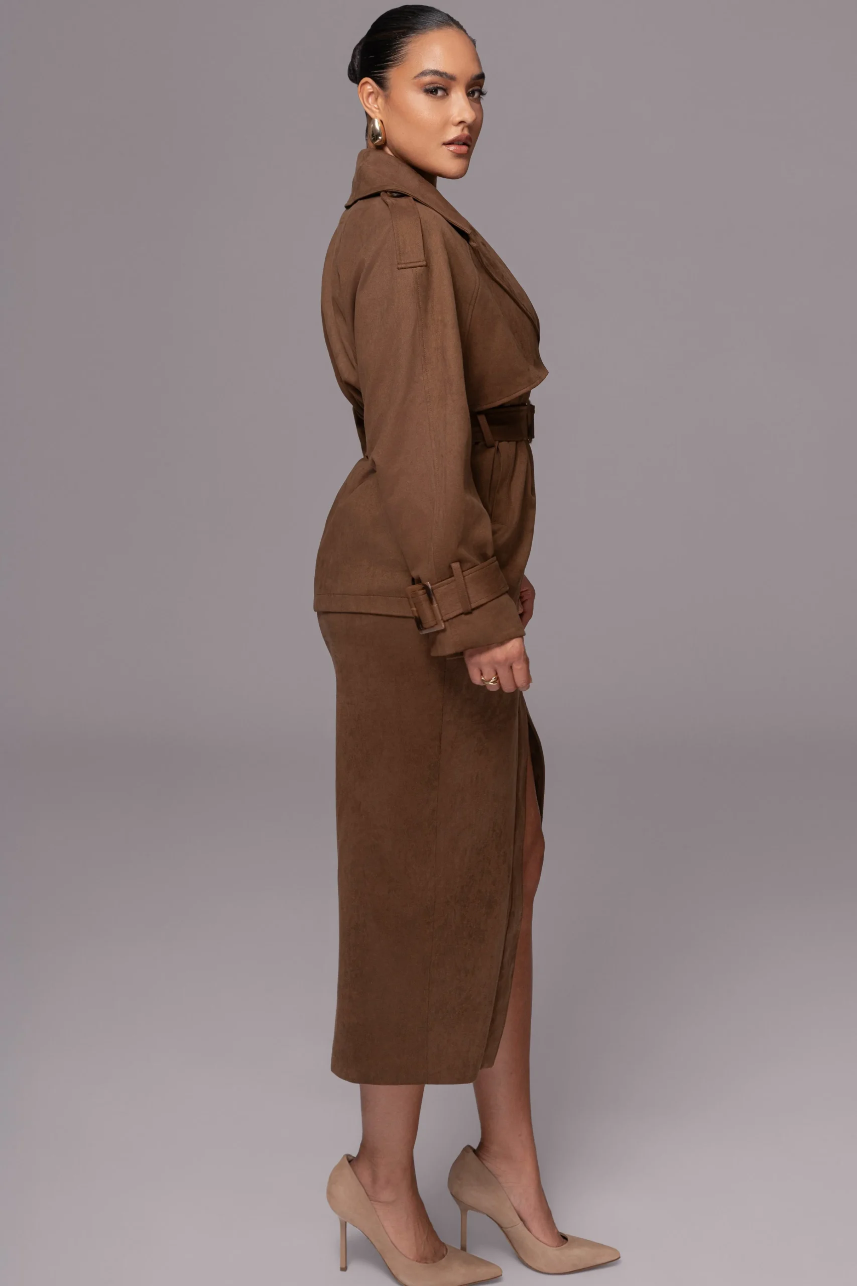 chocolate_audrey_suede_mi_6.webp JLUXLABEL Chocolate Audrey Suede Midi Skirt