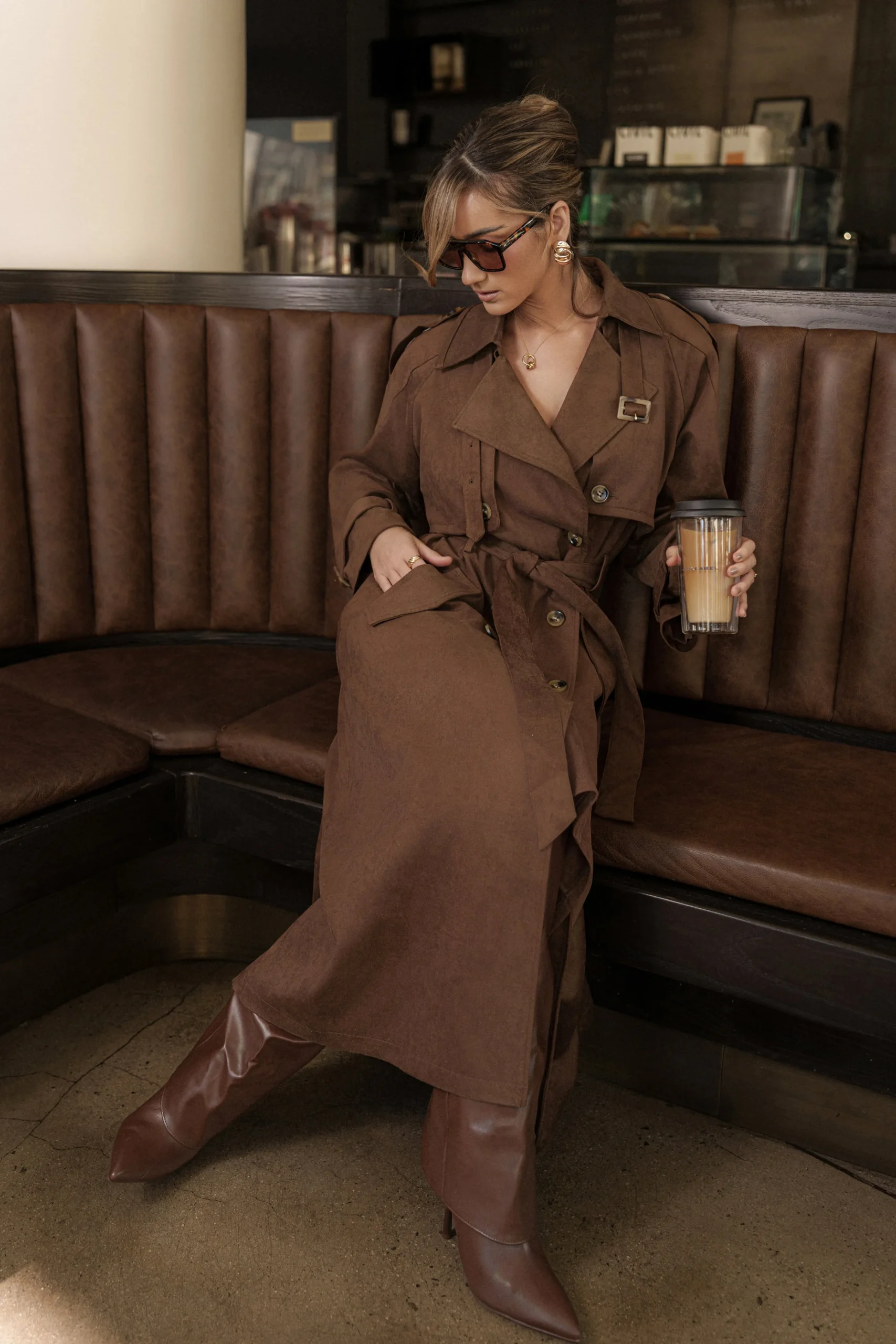 chocolate_elite_suede_coa_10.webp JLUXLABEL Chocolate Elite Suede Coat
