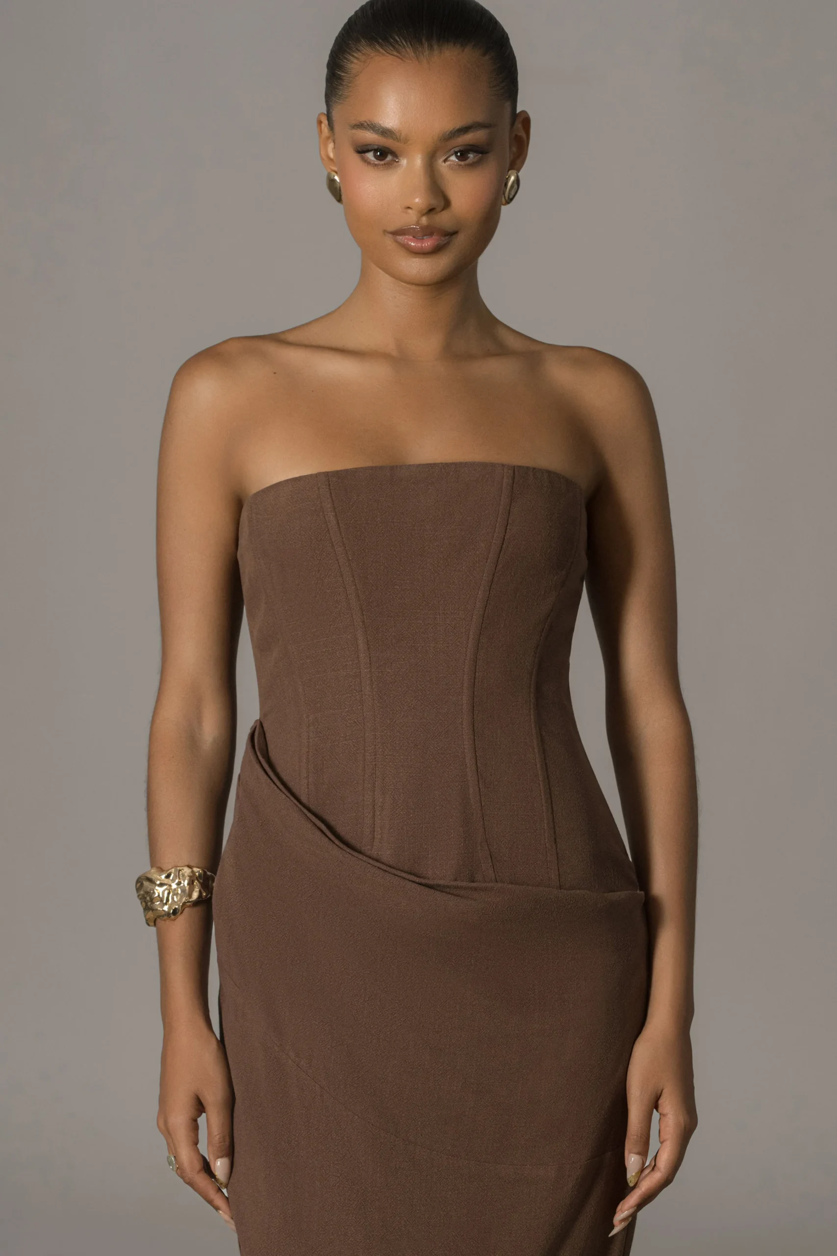 chocolate_journey_linen_m_1.webp JLUXLABEL Chocolate Journey Linen Maxi Dress