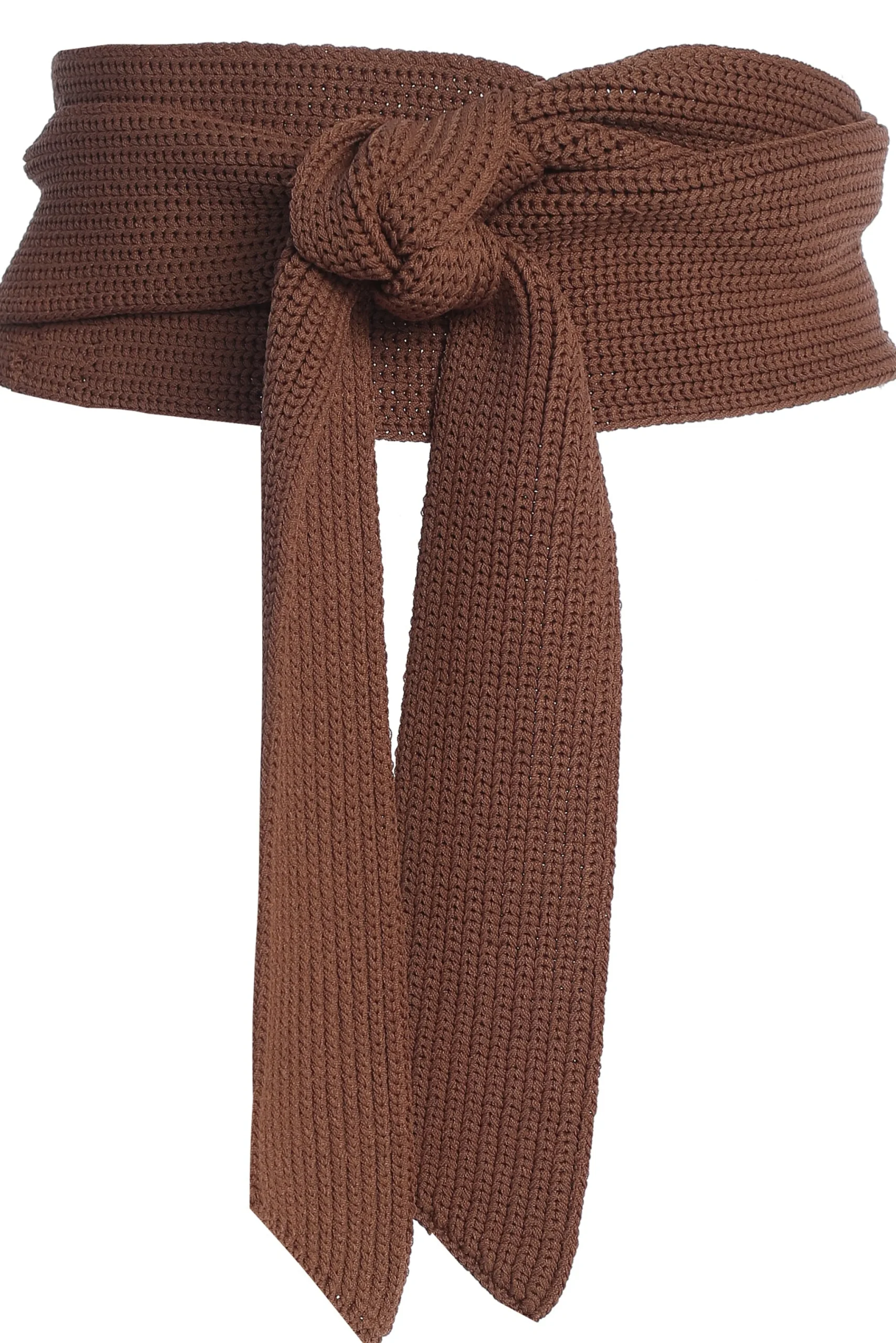 chocolate_lagos_knit_belt_0.webp JLUXLABEL Chocolate Lagos Knit Belt