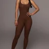 JLUXLABEL Chocolate Nina Mesh Pants