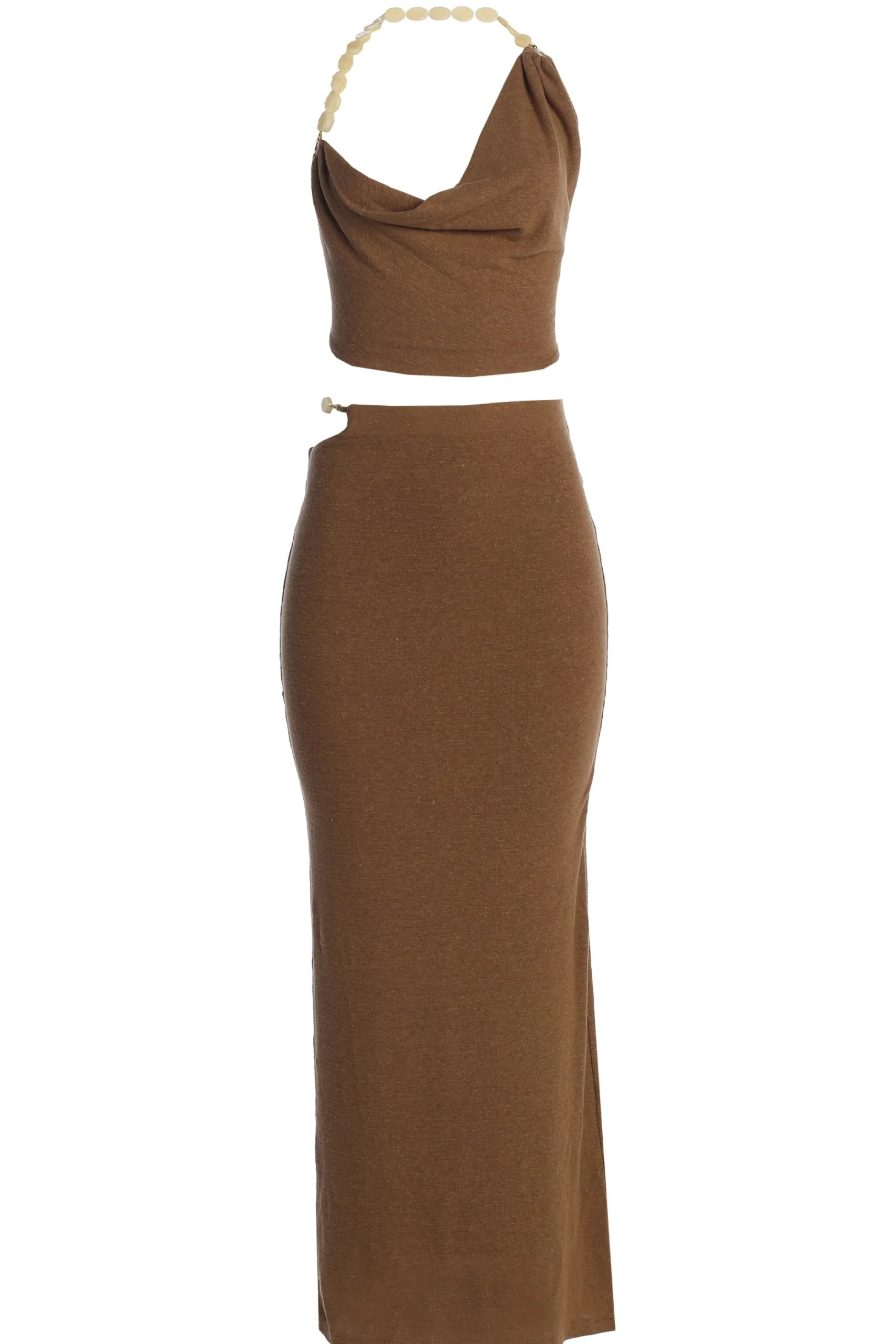 chocolate_skye_knit_skirt_3.webp JLUXLABEL Chocolate Skye Knit Skirt Set