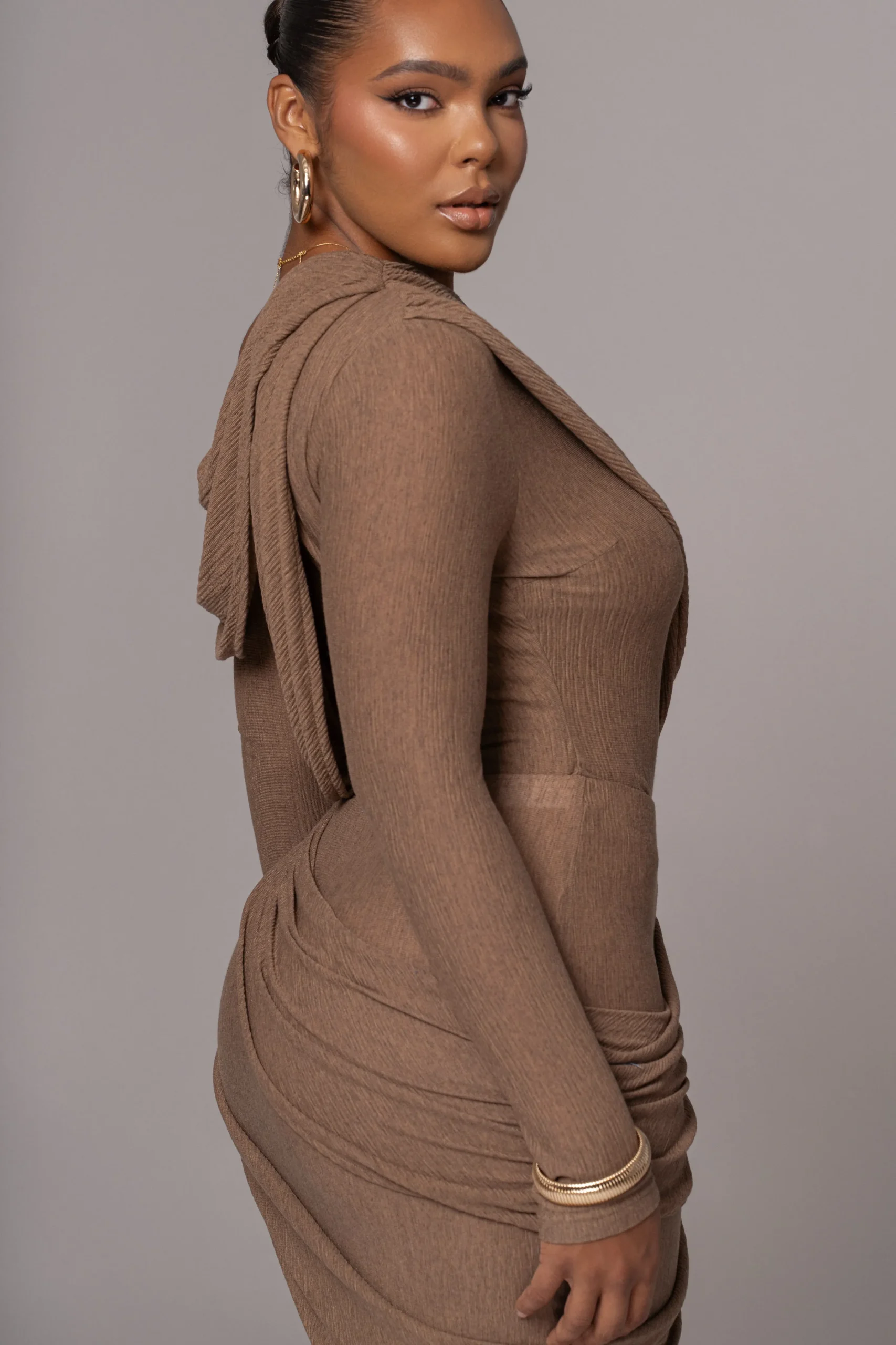 chocolate_textured_one_sh_8.webp JLUXLABEL Chocolate Textured One Shoulder Bodysuit