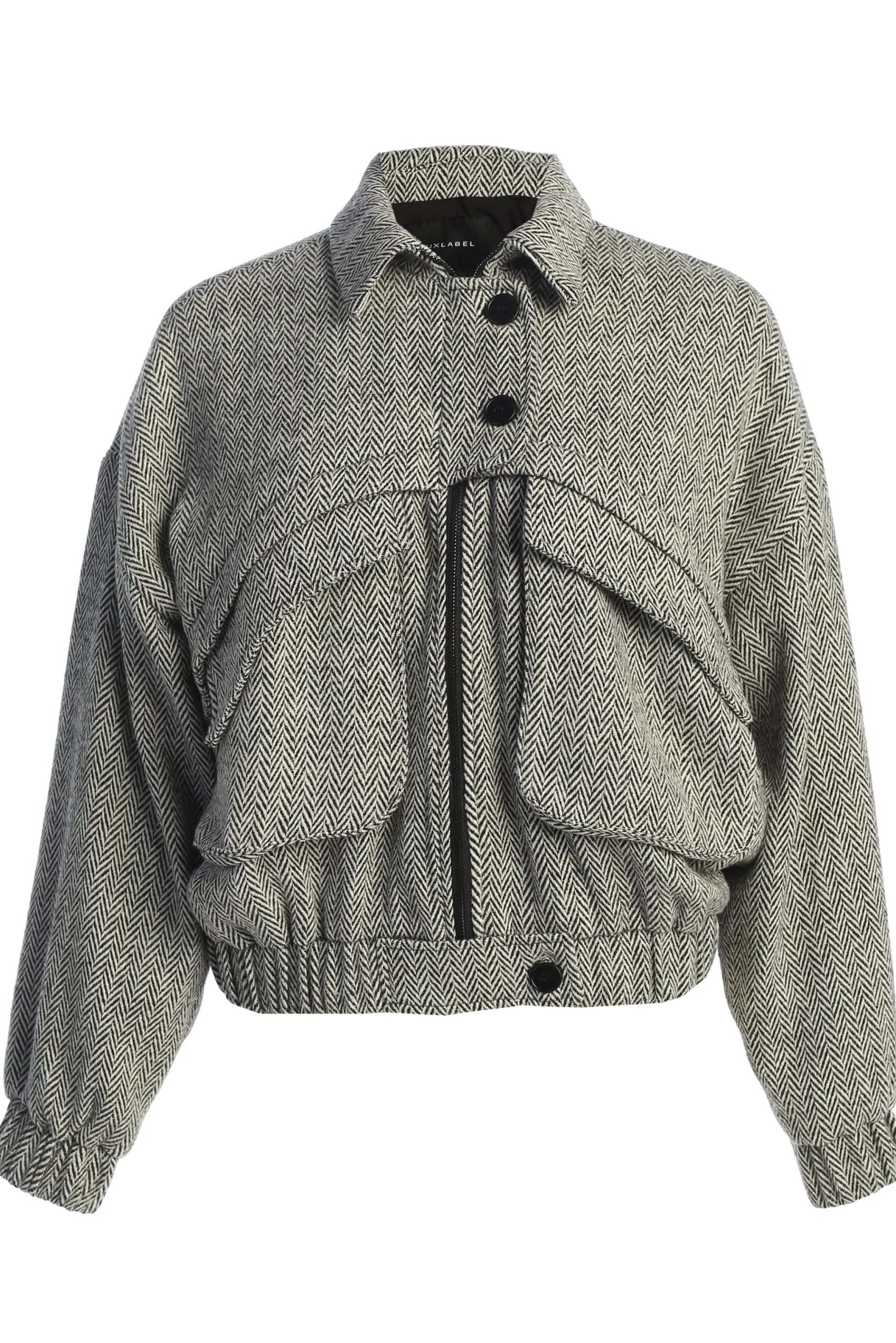 classic_herringbone_bombe_2.webp JLUXLABEL Classic Herringbone Bomber Jacket
