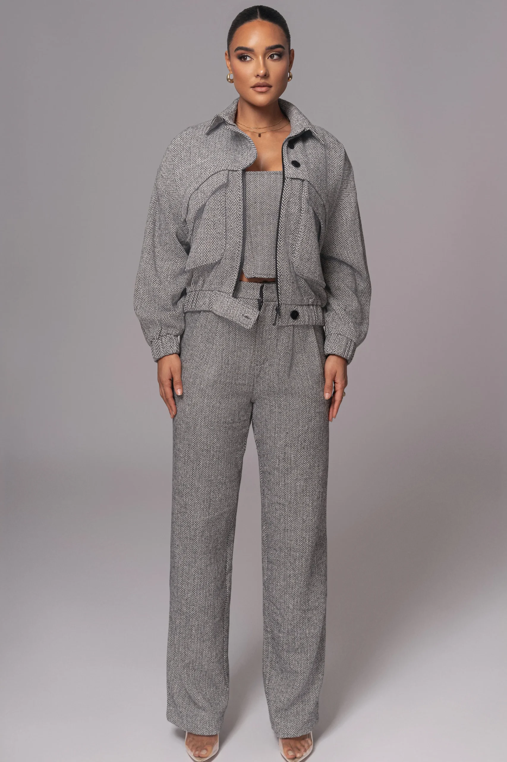 classic_herringbone_bombe_5.webp JLUXLABEL Classic Herringbone Bomber Jacket