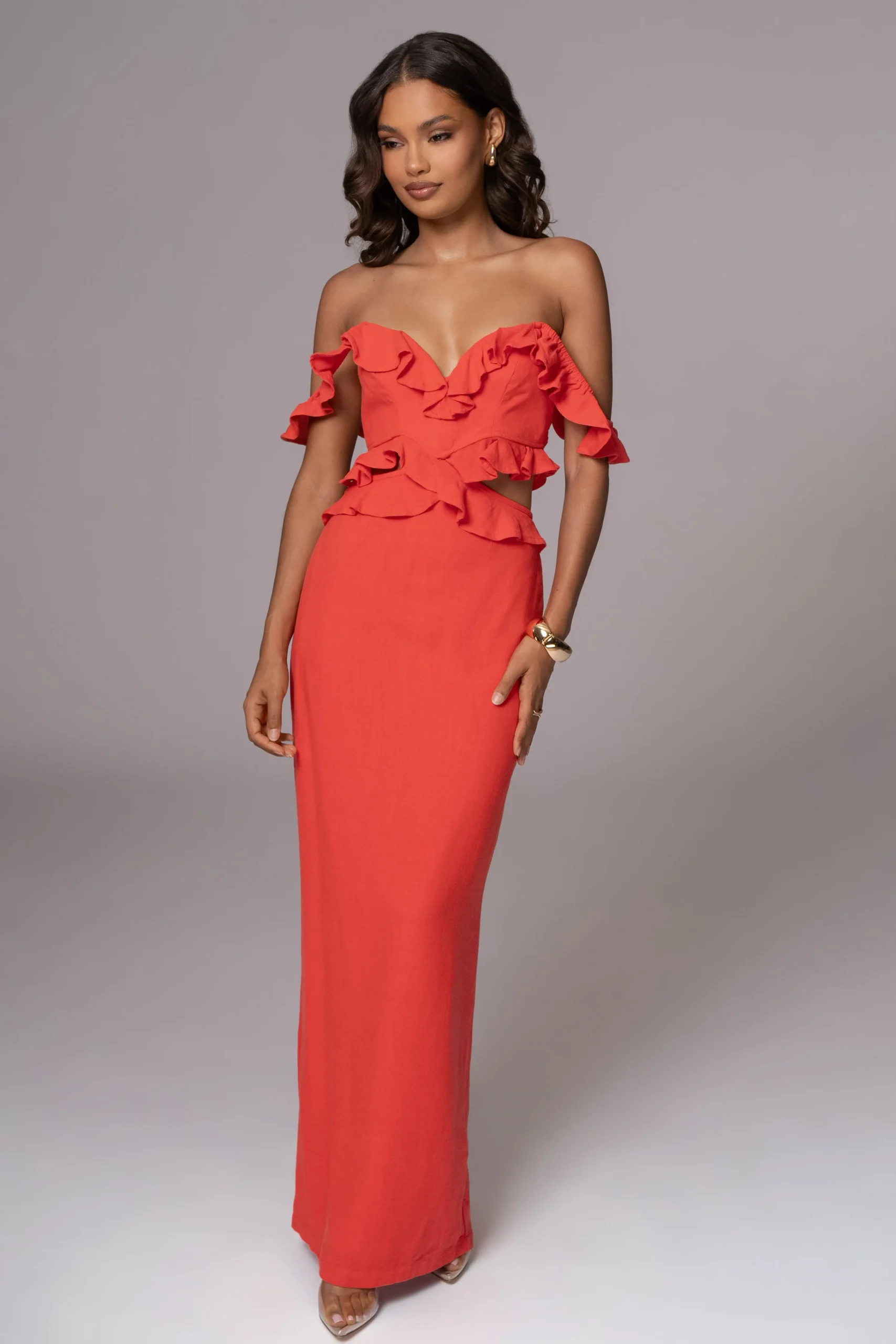 coral_brighter_days_linen_0.webp JLUXLABEL Coral Brighter Days Linen Maxi Dress