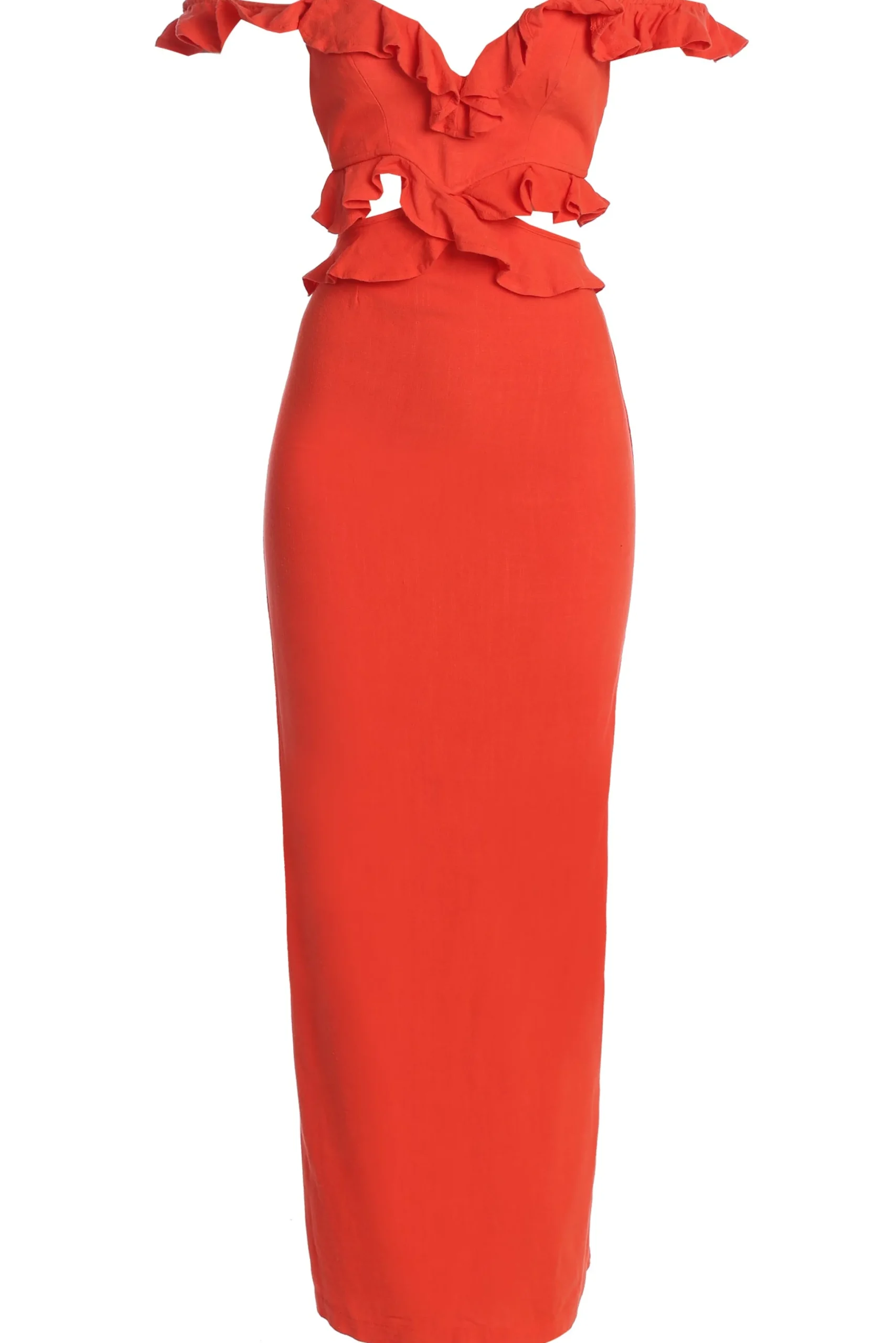 coral_brighter_days_linen_2.webp JLUXLABEL Coral Brighter Days Linen Maxi Dress