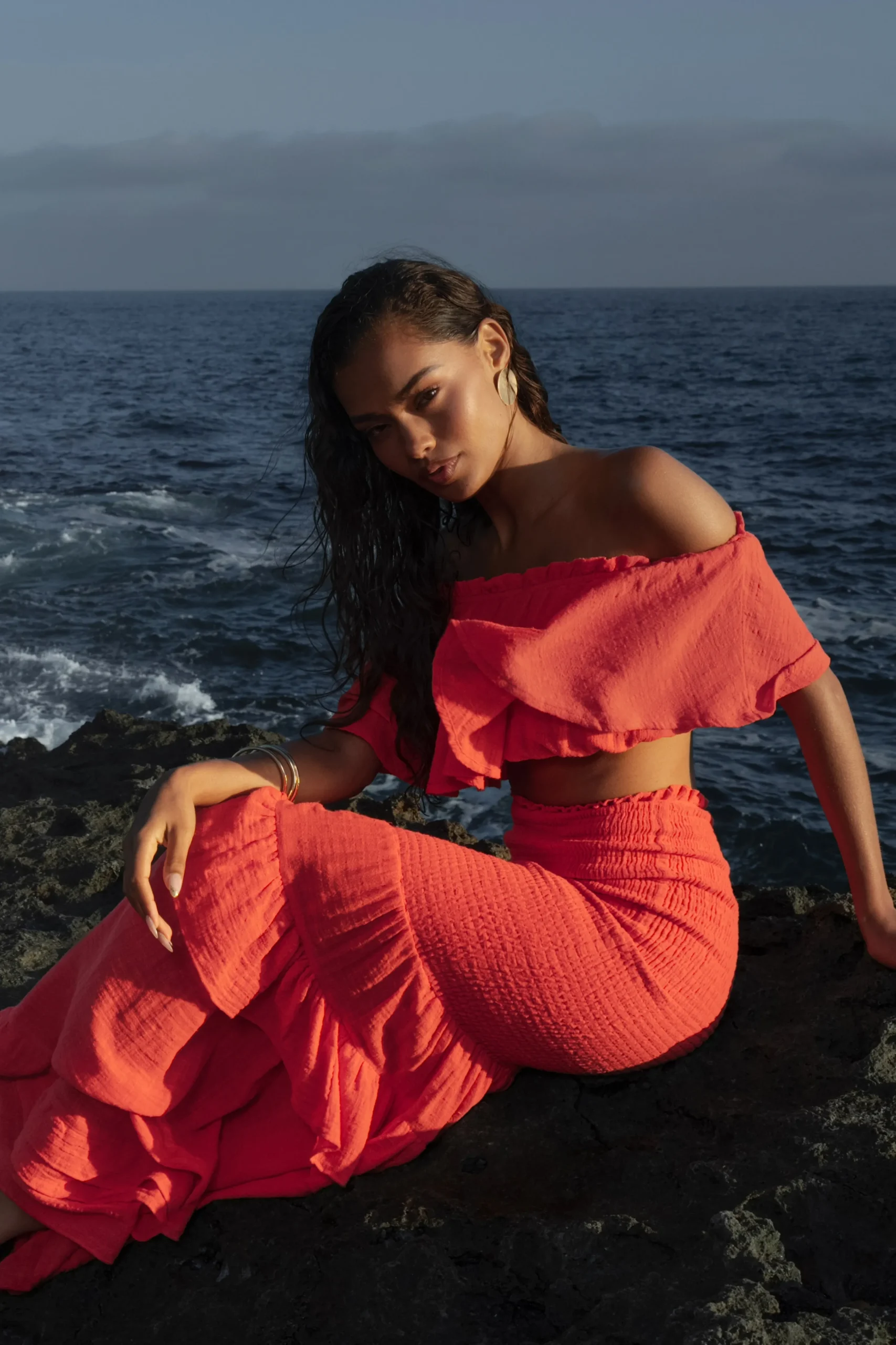 coral_sienna_ruffled_skir_12.webp JLUXLABEL Coral Sienna Ruffled Skirt Set