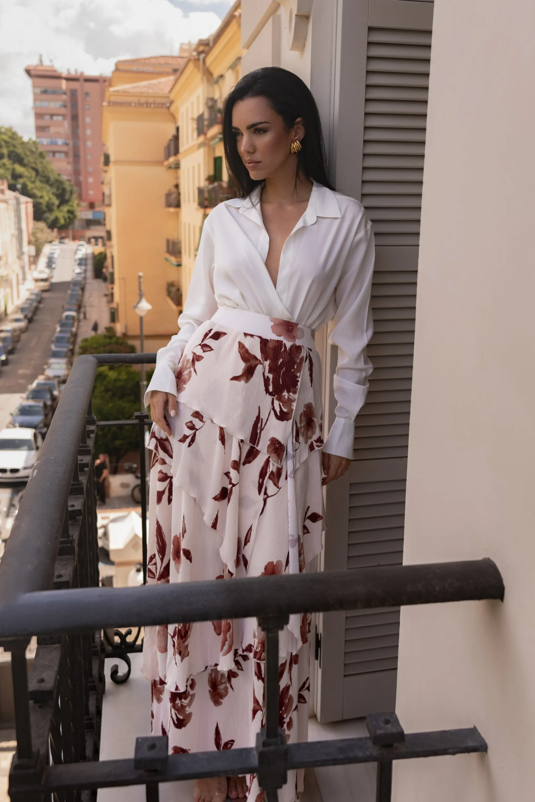 cream_floral_kamira_tiere_4.webp JLUXLABEL Cream Floral Kamira Tiered Skirt