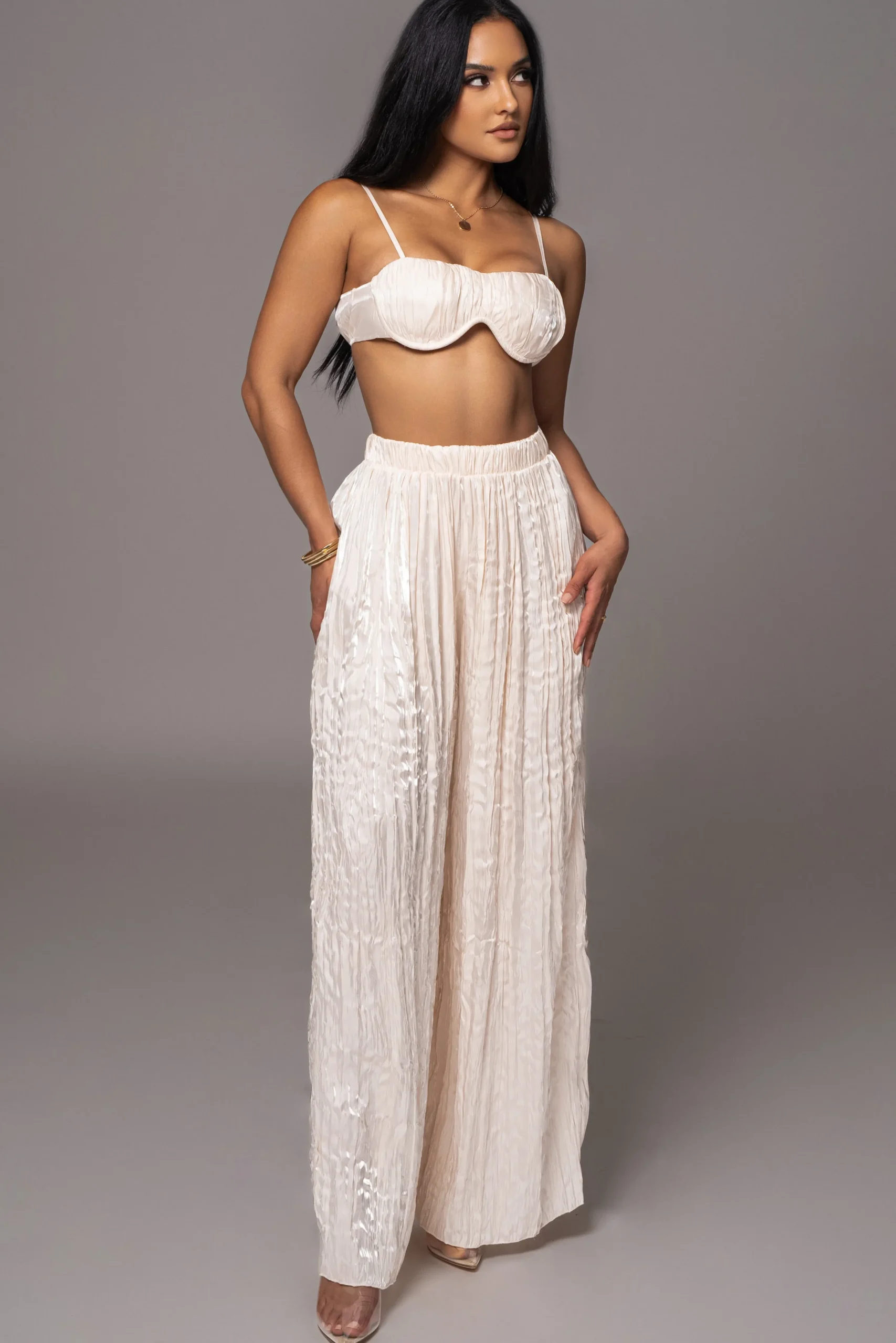 cream_lets_get_away_satin_0.webp JLUXLABEL Cream Lets Get Away Satin Pant Set