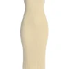 JLUXLABEL Cream Luna Sheer Maxi Dress