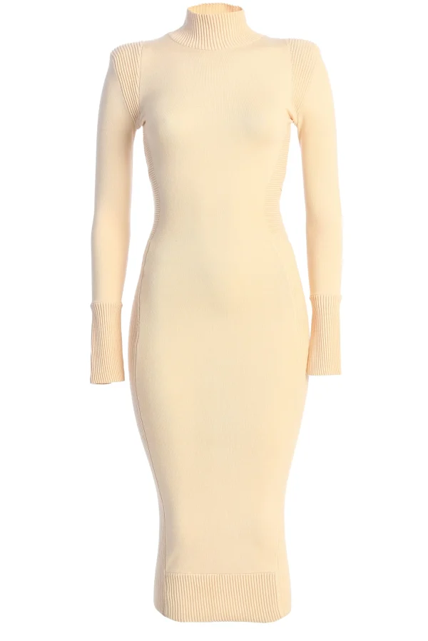 JLUXLABEL Cream Under Your Spell Dress