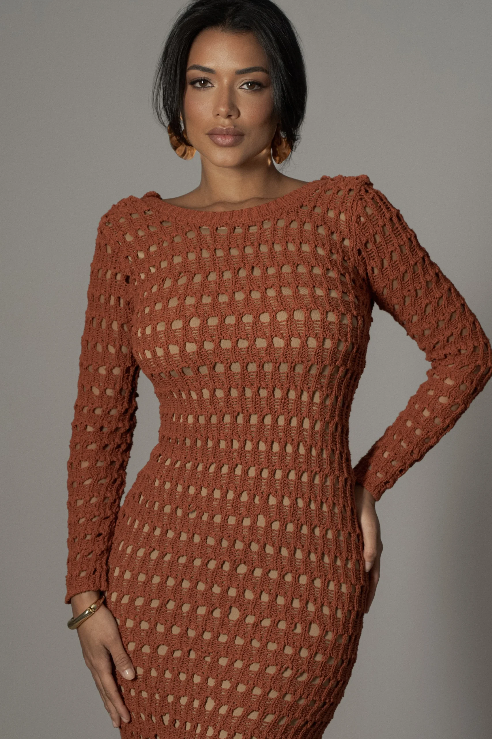 dark_terra_cotta_serene_w_2.webp JLUXLABEL Dark Terra Cotta Serene Wonders Crochet Dress