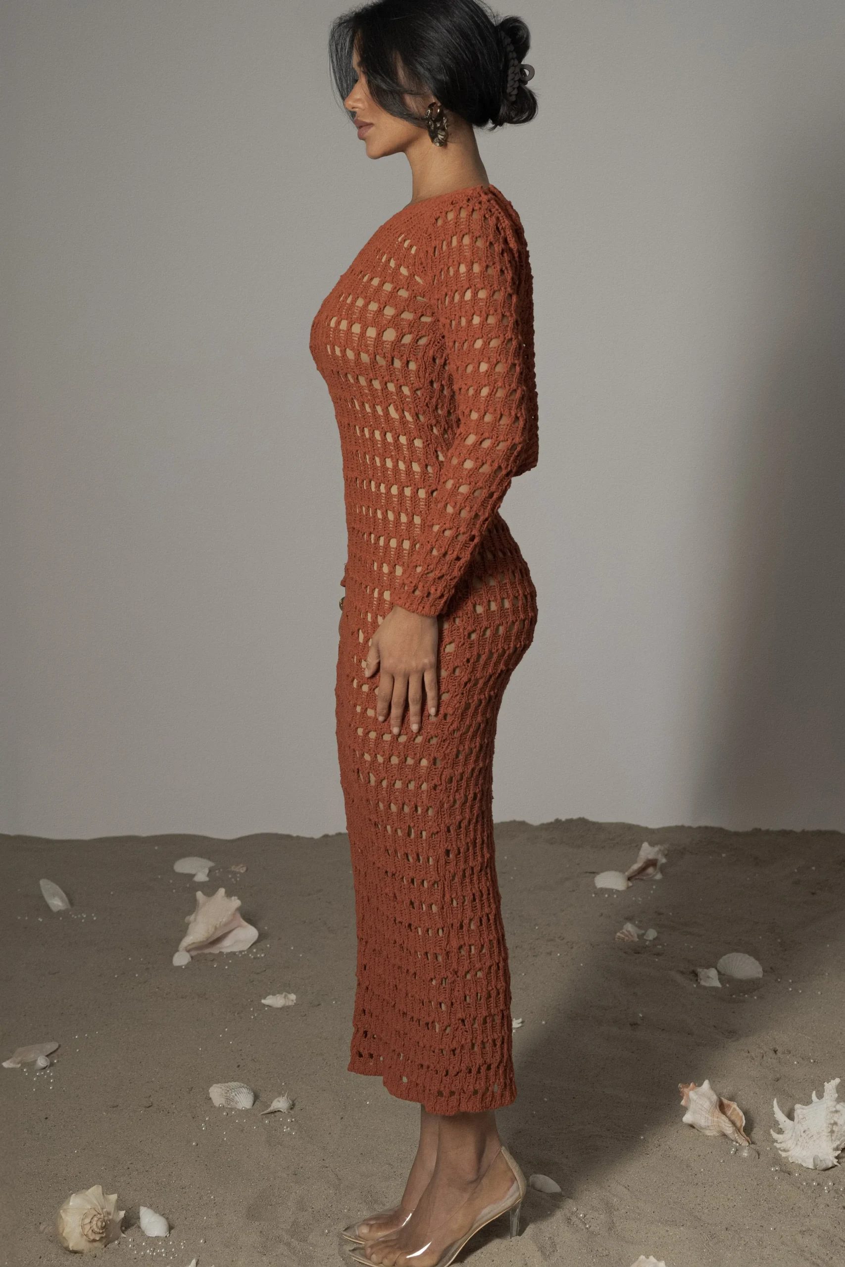 dark_terra_cotta_serene_w_4.webp JLUXLABEL Dark Terra Cotta Serene Wonders Crochet Dress