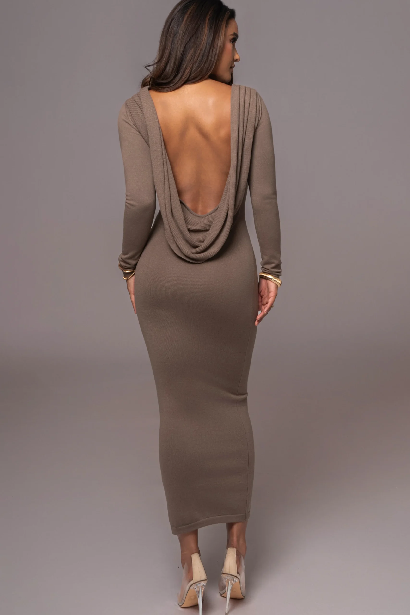 deep_olive_heavenly_knit__8.webp JLUXLABEL Deep Olive Heavenly Knit Maxi Dress