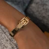 JLUXLABEL Gold Belt Buckle Bracelet