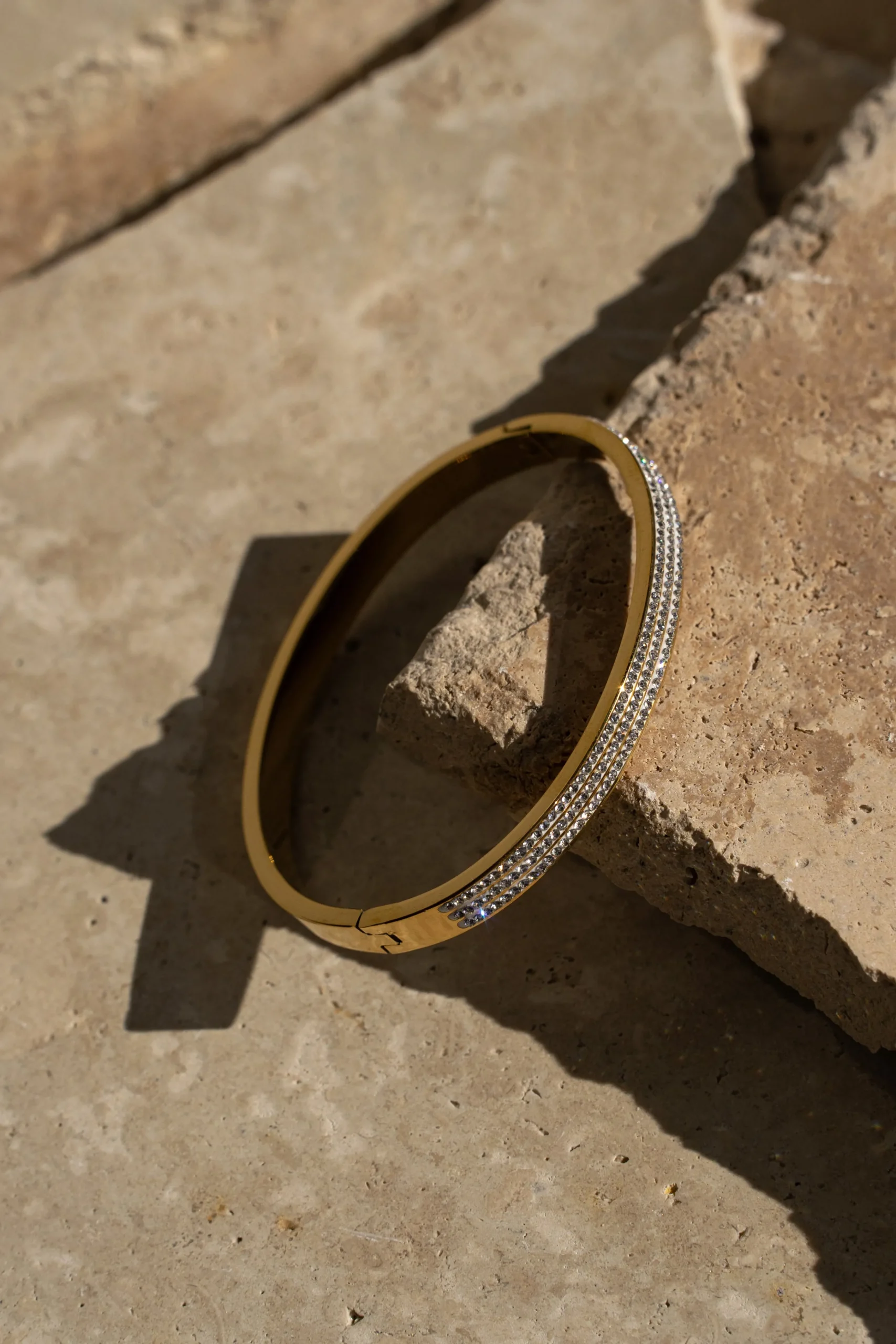 gold_crystal_paved_hinge__0.webp JLUXLABEL Gold Crystal Paved Hinge Bracelet