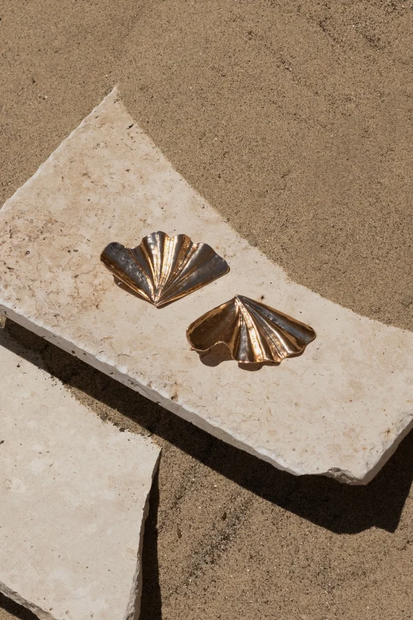 JLUXLABEL Gold In Paradise Earrings