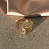 JLUXLABEL Gold Jewel Ring
