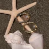 JLUXLABEL Gold La Perla Earrings